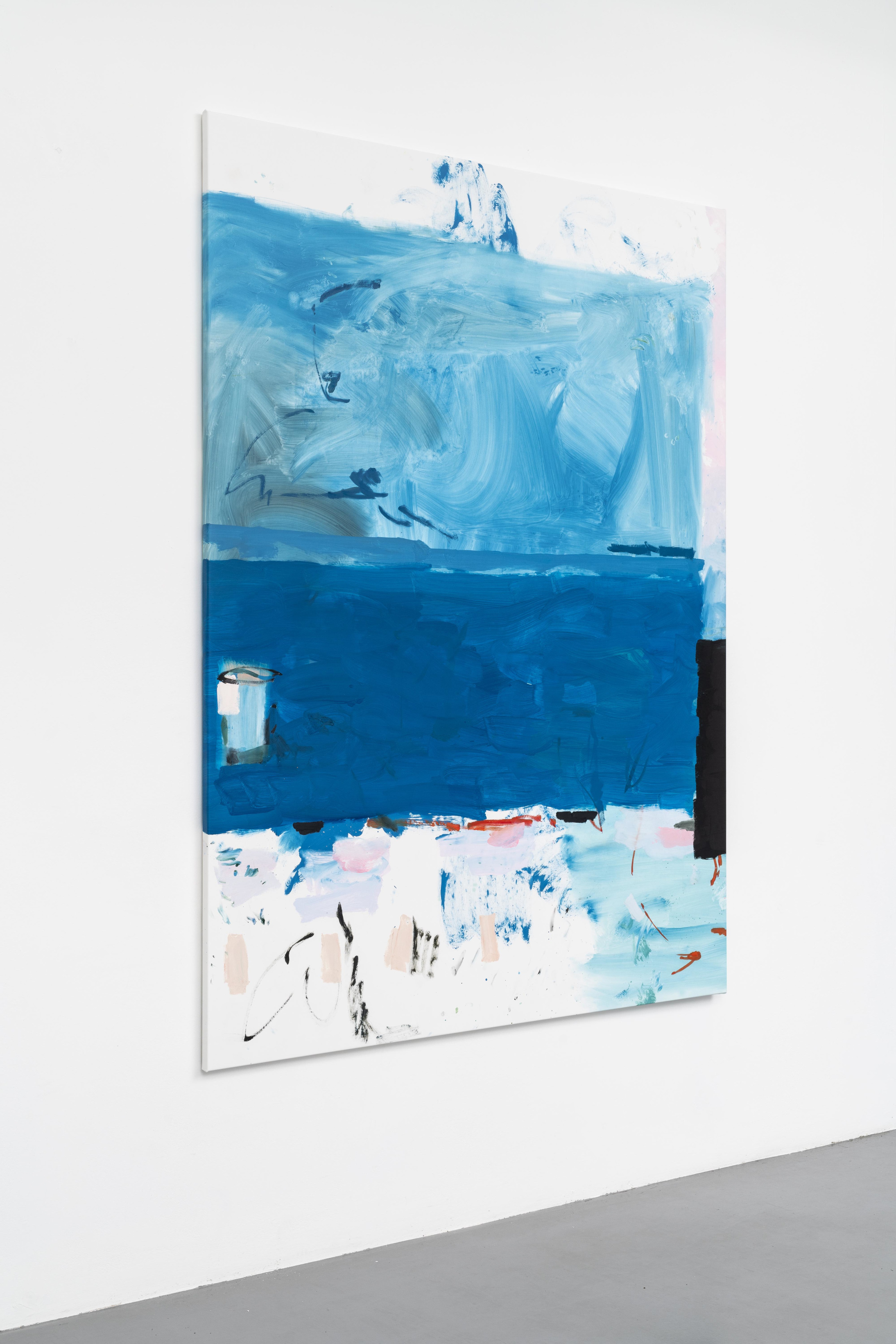 Mary Ramsden false cast2019 Oil on polyester 200 x 150 cm 78 3/4 x 59 1/8 in