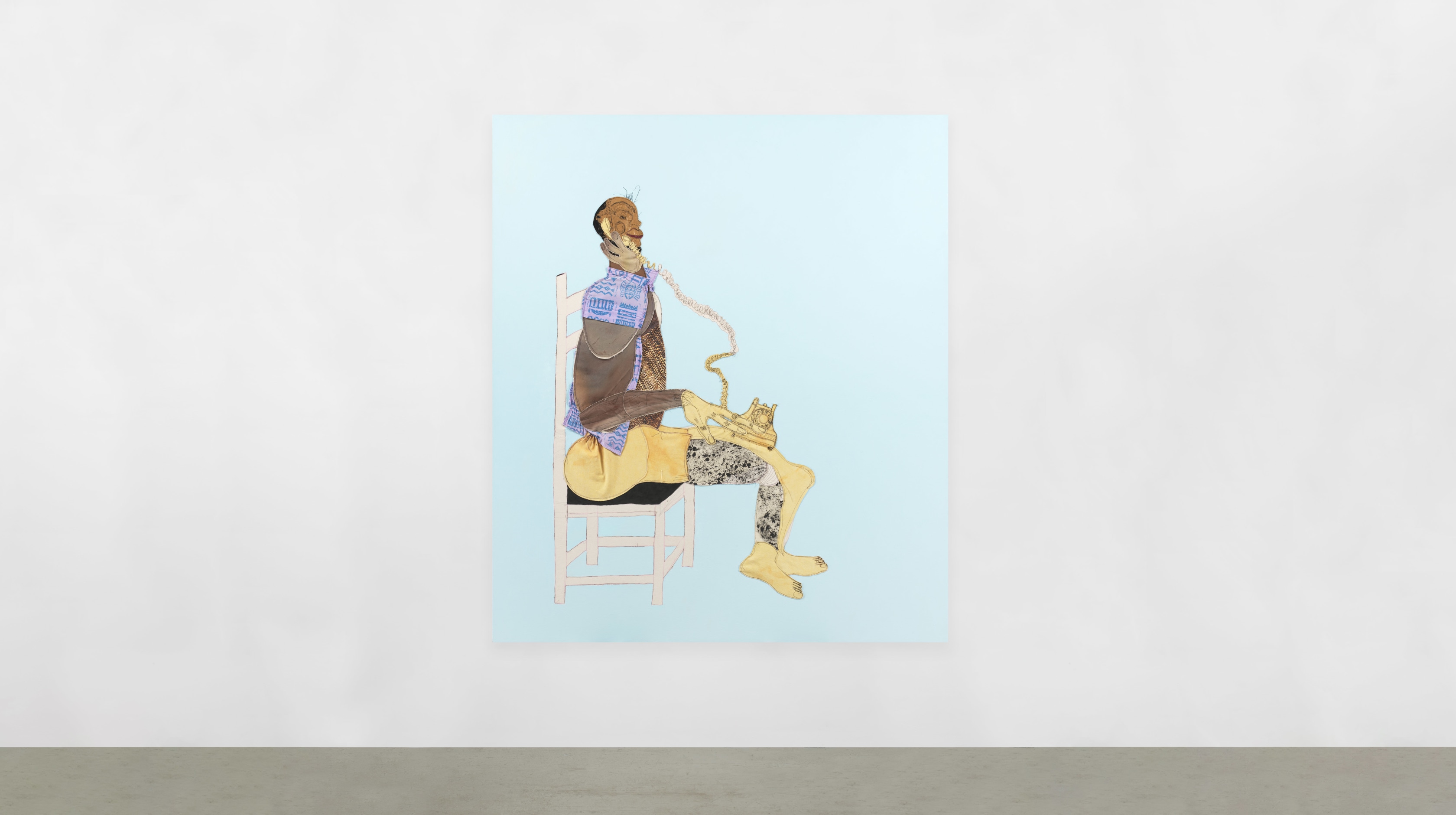 Tschabalala Self, Telephone, 2020