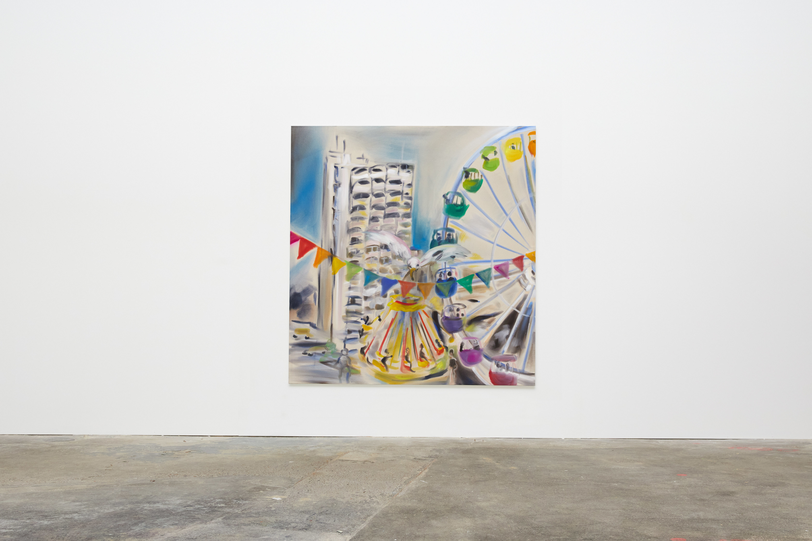 Sophie von Hellermann 3x Afresh2023 Acrylic on canvas 200 x 190 cm 78 3/4 x 74 3/4 in