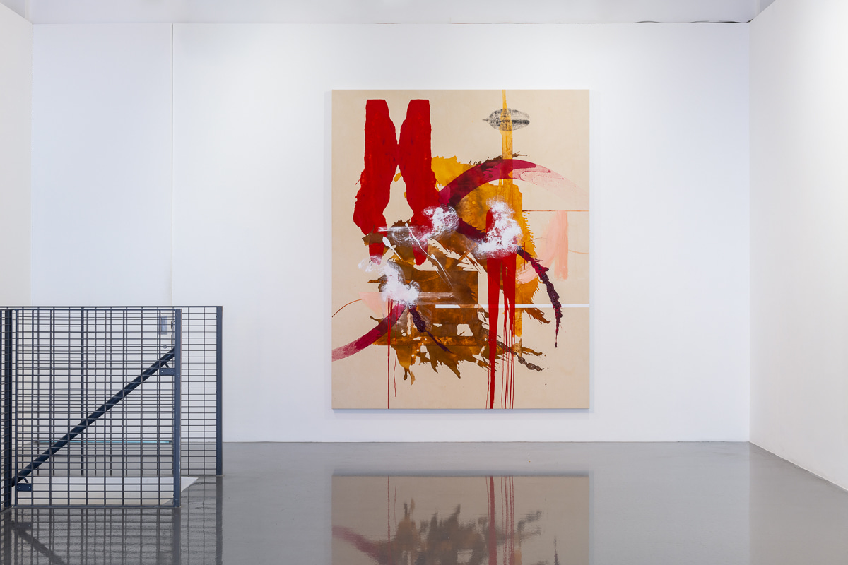 Elizabeth Neel Crucifixal Clef2019 Acrylic on canvas 248.9 x 200.7 cm 98 x 79 in