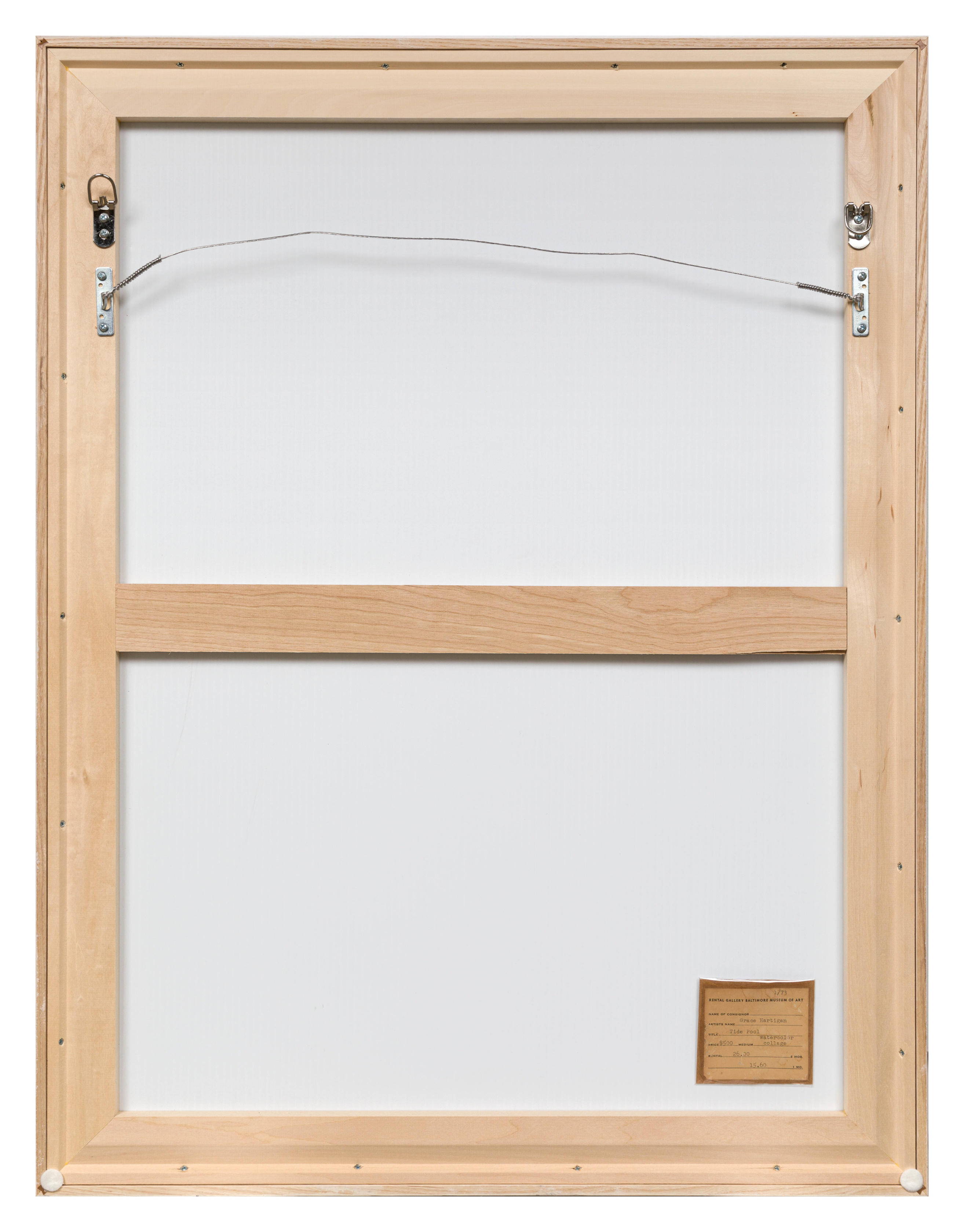 Grace Hartigan Tide Pool1972 Watercolor and shaped paper collage 76.2 x 57.1 cm 30 x 22 1/2 in