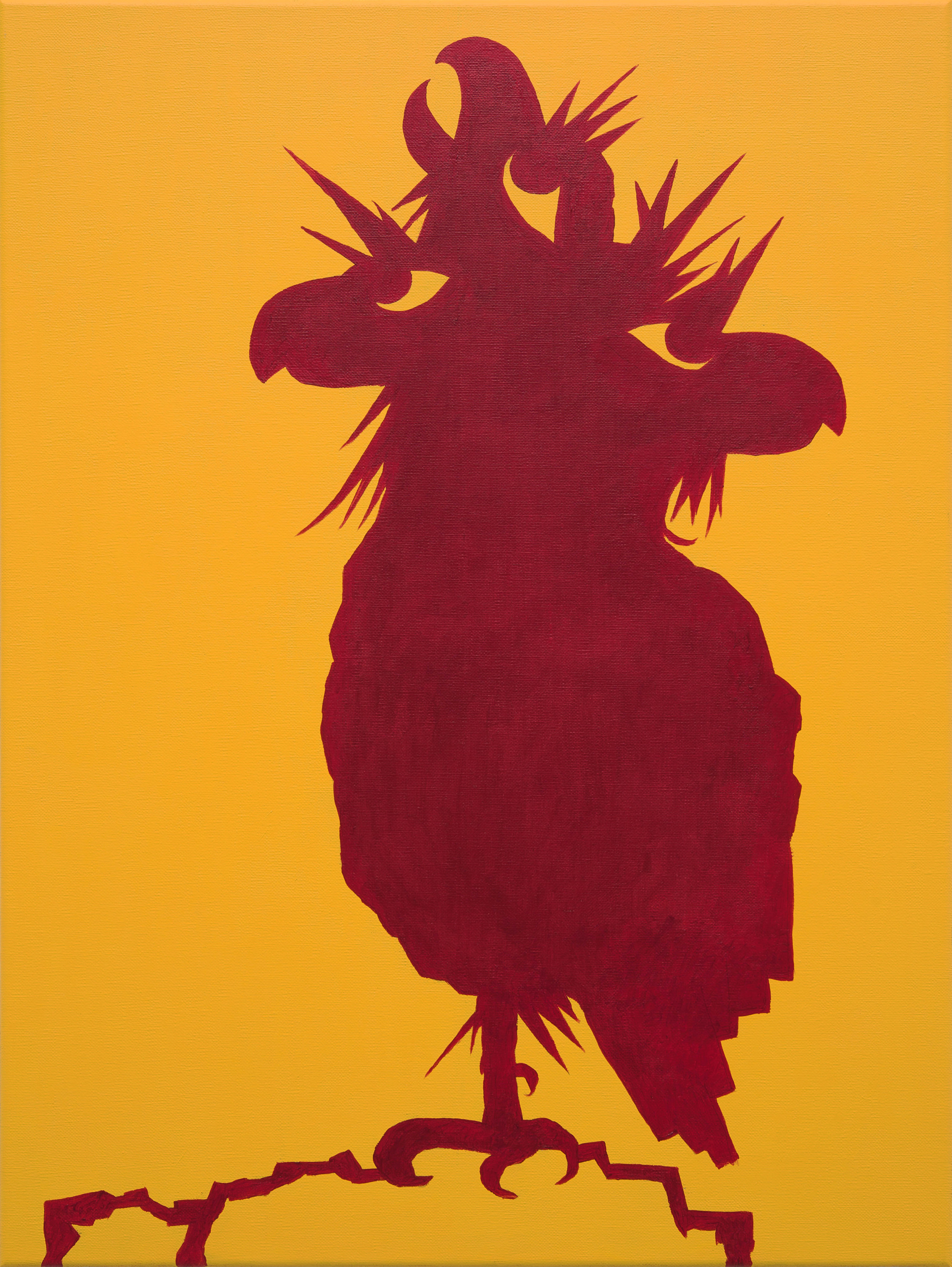 Koo Jeong A [ EF Astragalousss ]2022 Acrylic on linen 79.5 x 60 cm 31 1/4 x 23 5/8 in