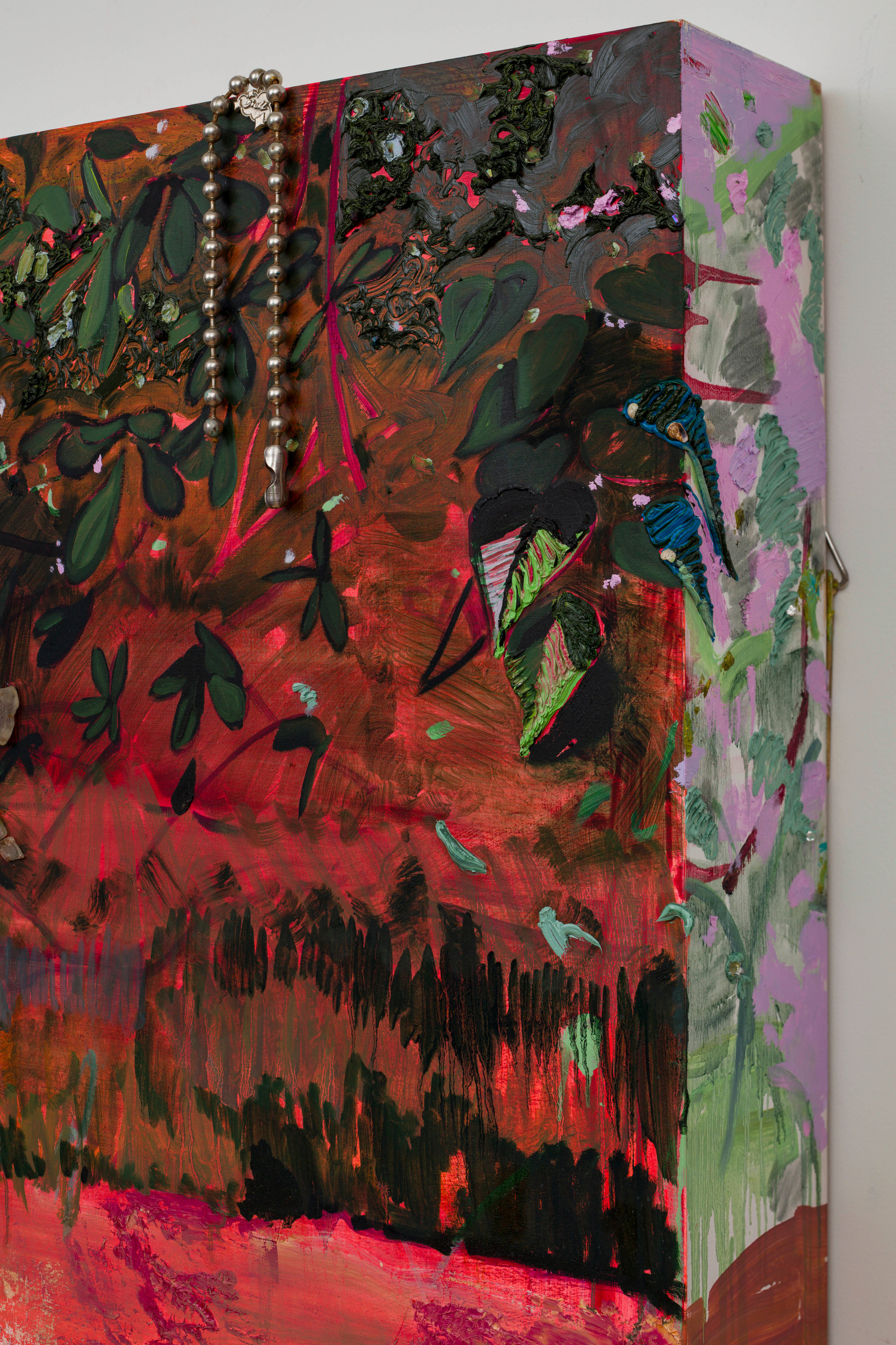 Gisela McDaniel, Na'rosa (to make pink), 2025
