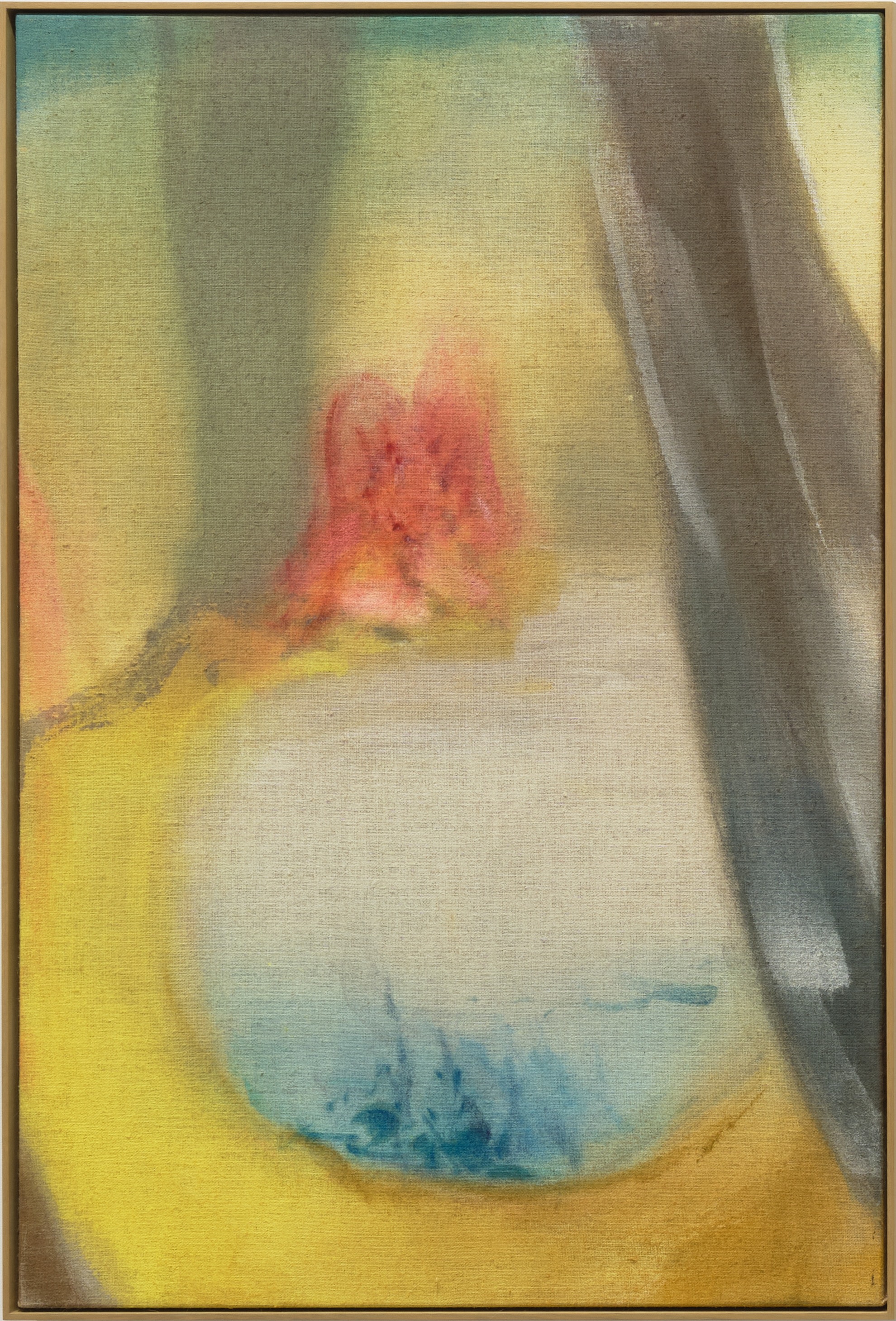 Leiko Ikemura Lake Biwa Spring2019/20 Tempera on jute 150 x 100 cm 59 x 39 3/8 in