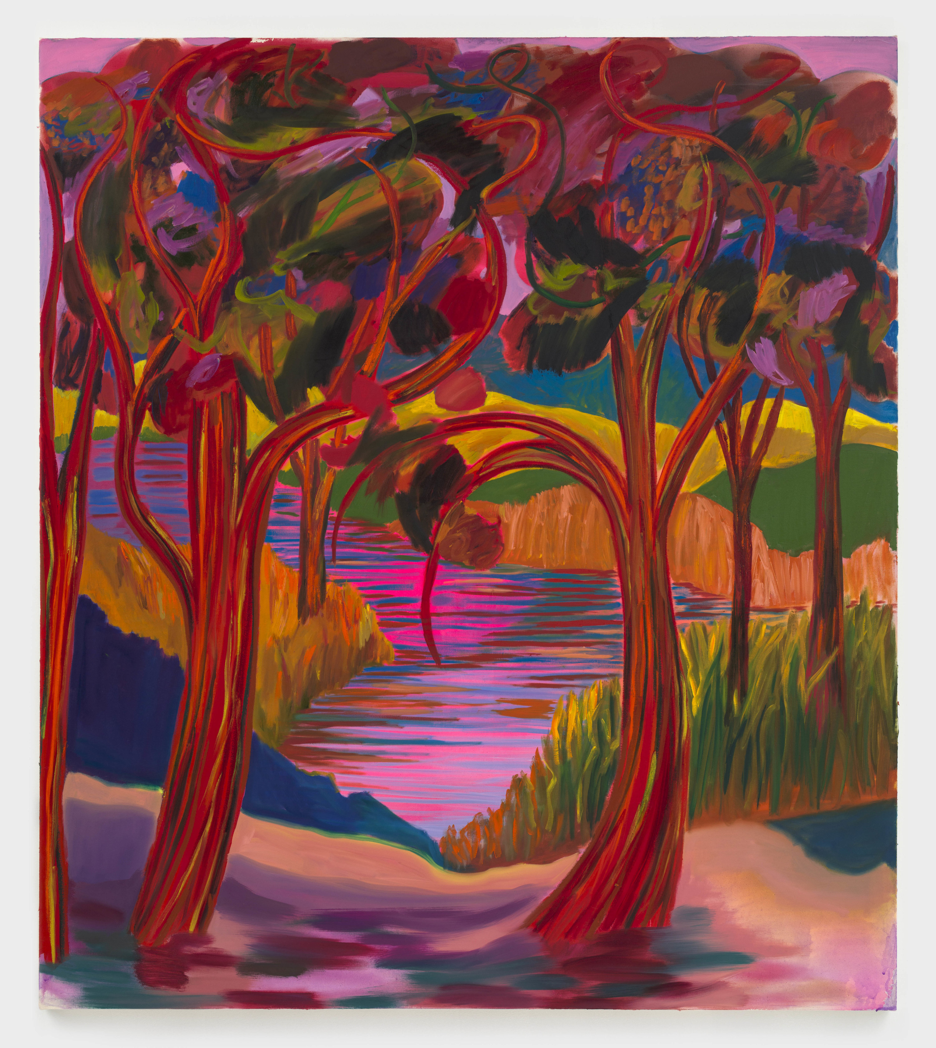 Shara Hughes, Chaos in the Air, 2020