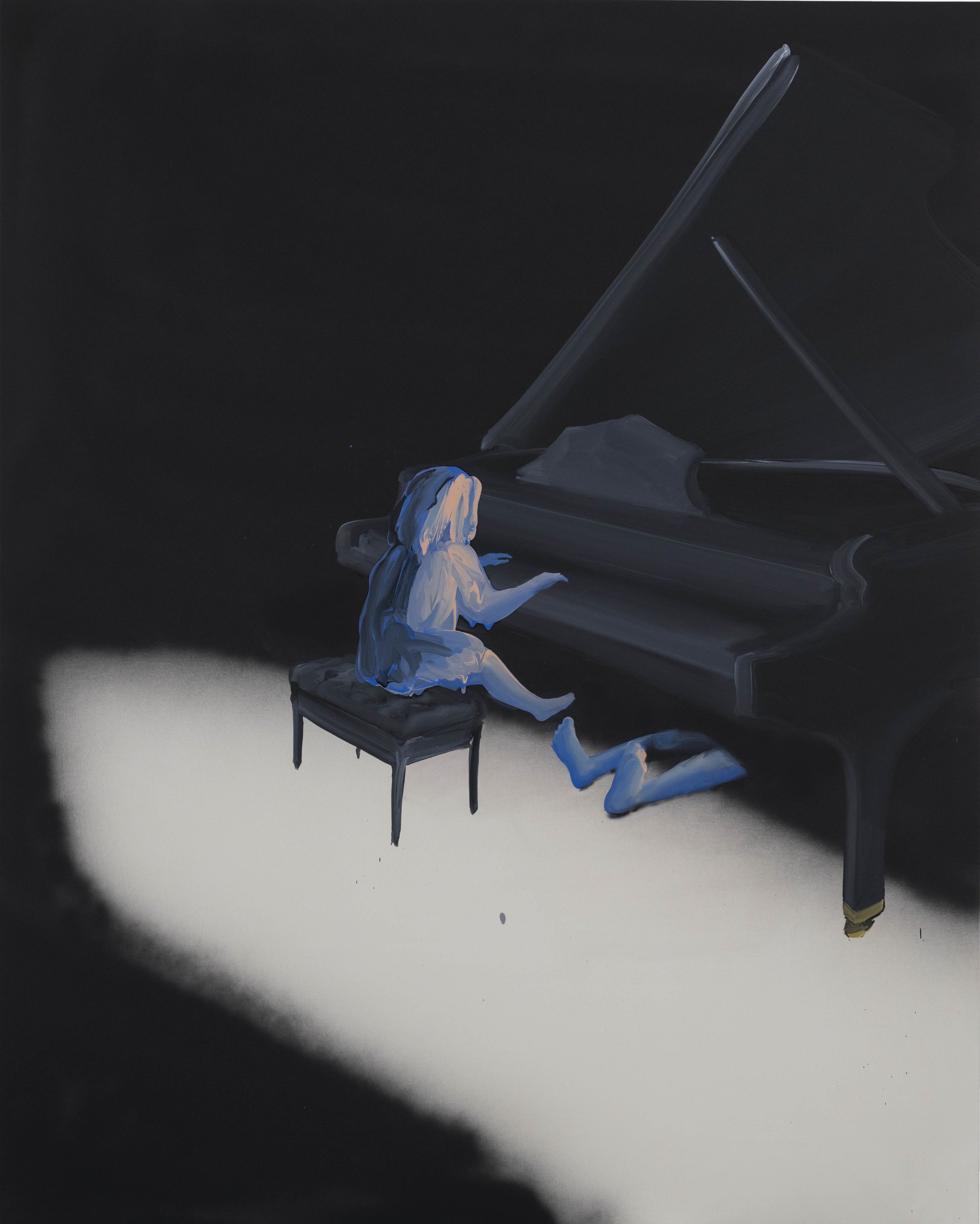 Tala Madani, Untitled (Melody), 2020