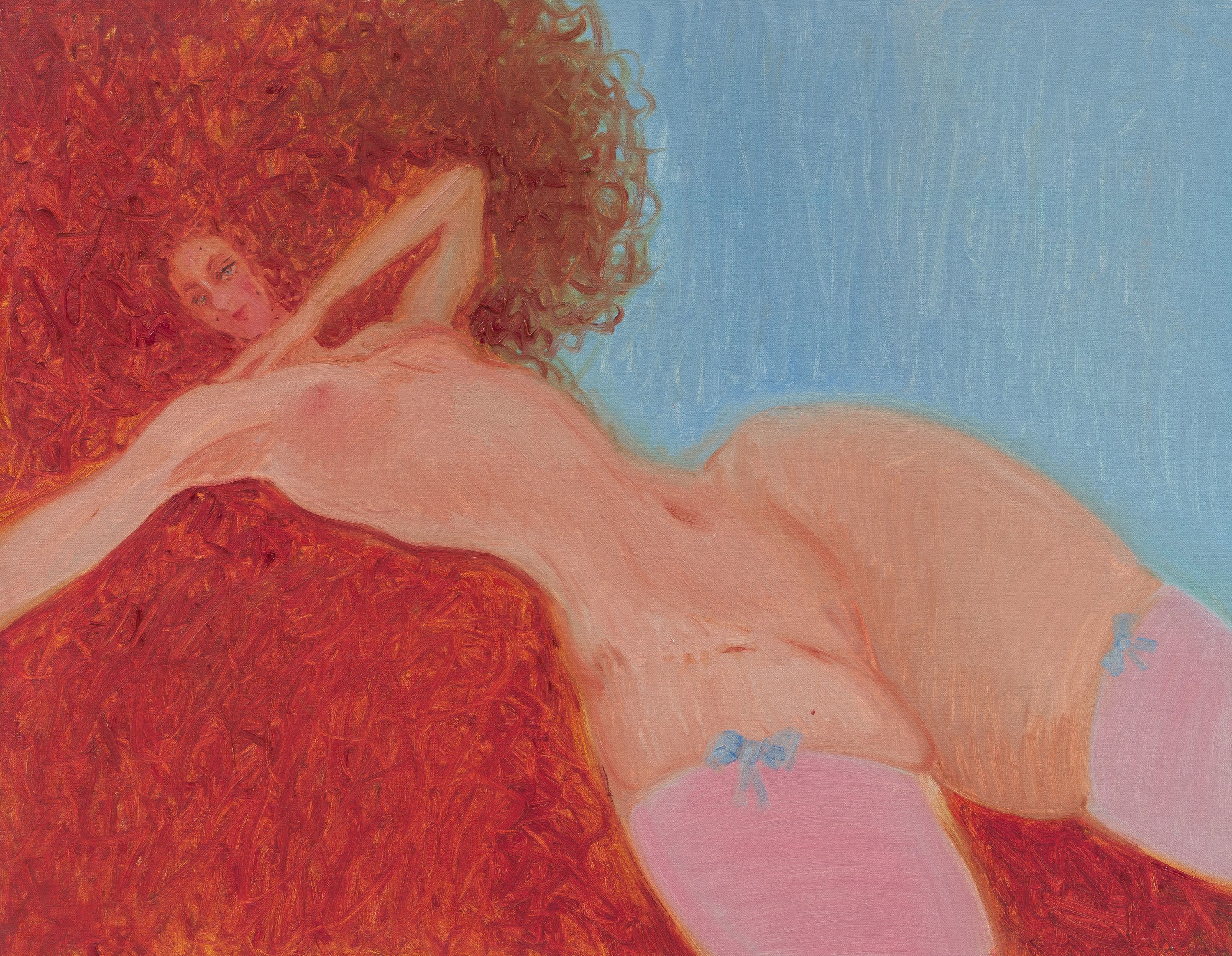 Sofia Mitsola Du Barry2025 Oil on linen 70 x 90 cm 27 1/2 x 35 3/8 in