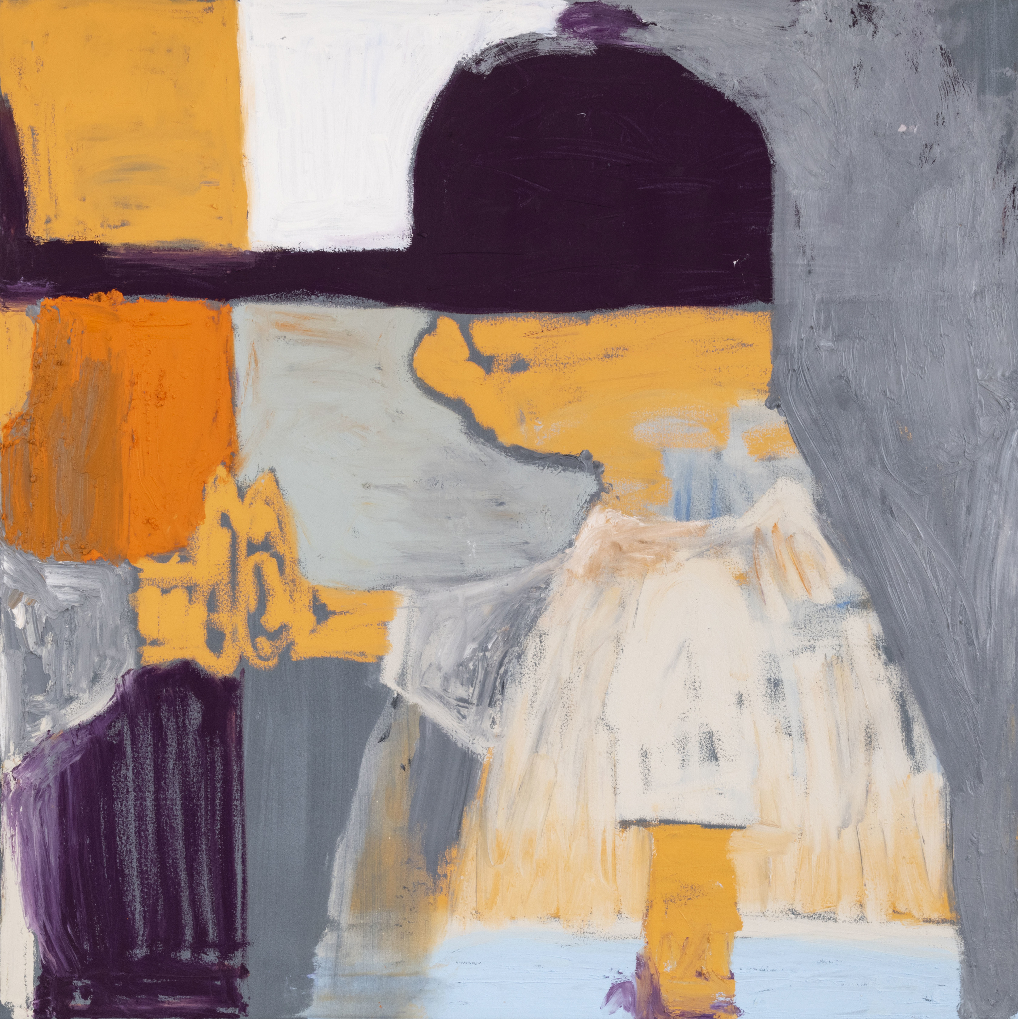 Gerasimos Floratos Peak2020 Oil and acrylic on canvas 121.9 x 121.9 cm 48 x 48 in