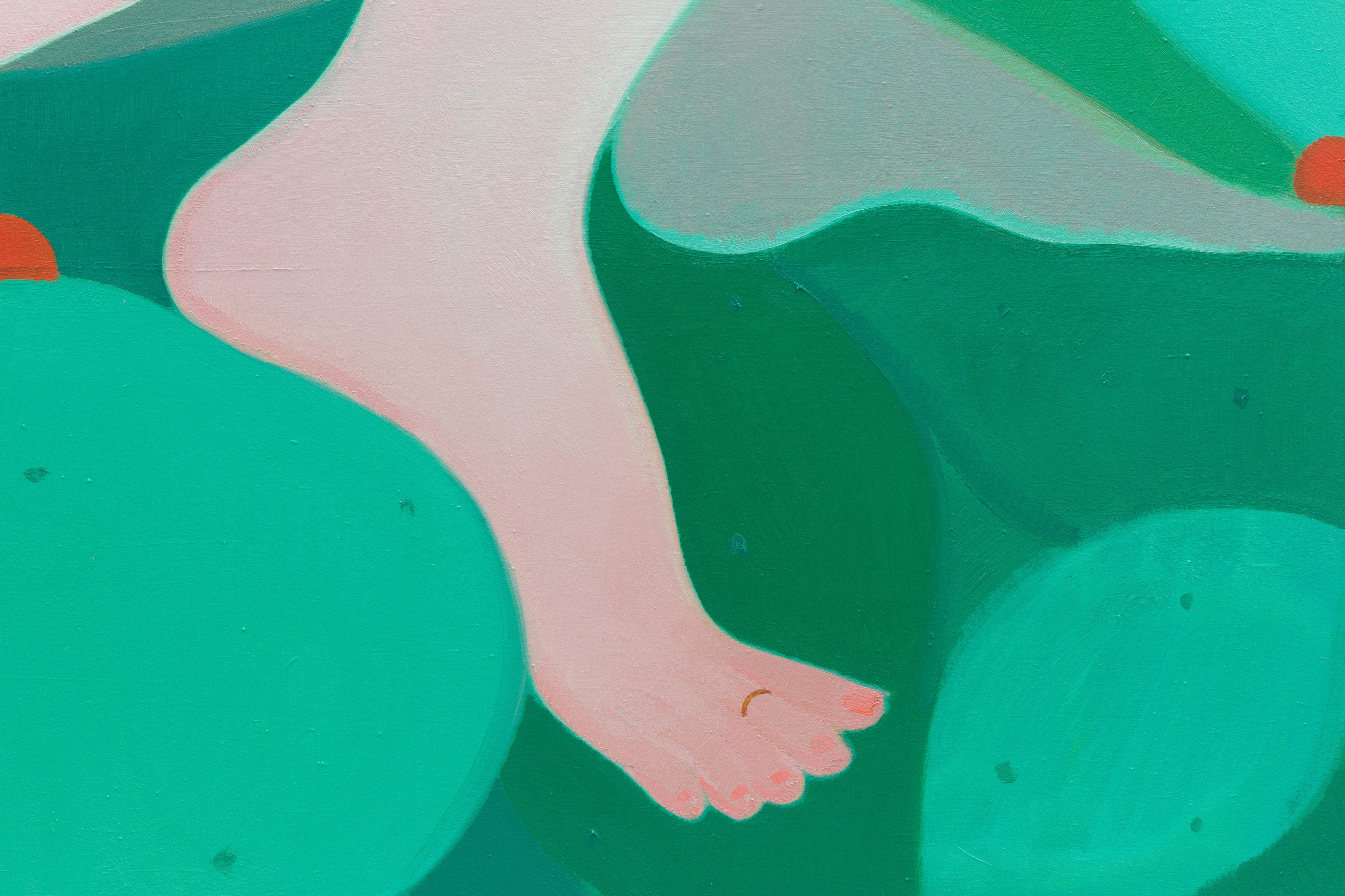 Sofia Mitsola Cactilus2020 Oil on canvas 150 x 190 cm 59 1/8 x 74 3/4 in