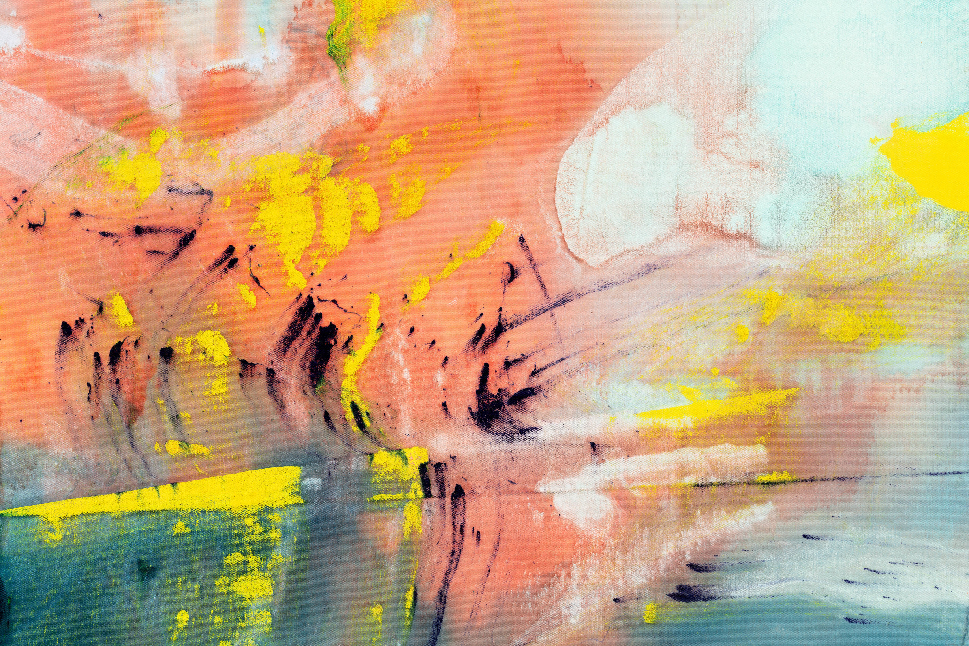 Ragna Bley Novel2024 Oil and acrylic on Dacron sailcloth 235 x 170 cm 92 1/2 x 66 7/8 in