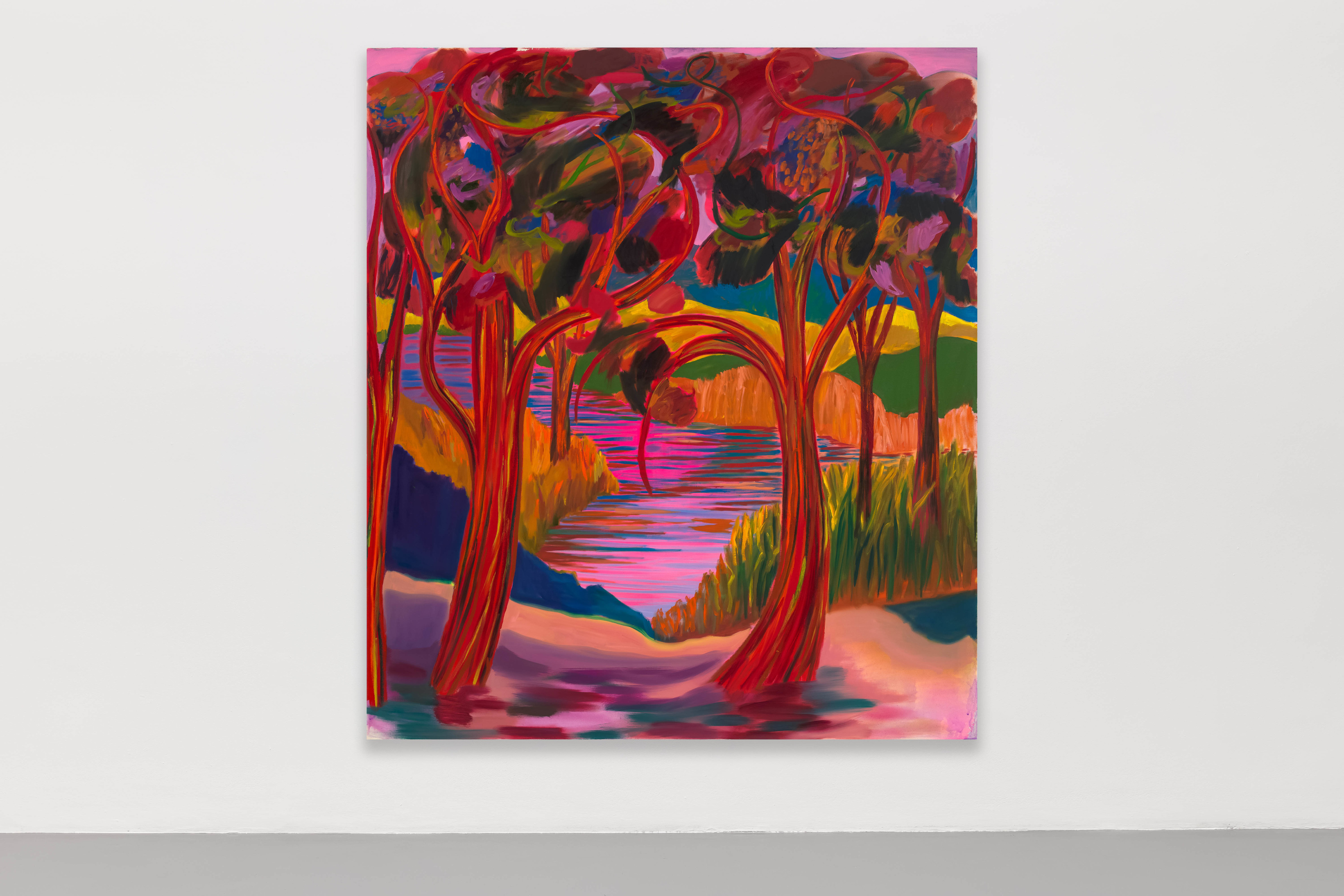 Shara Hughes, Chaos in the Air, 2020