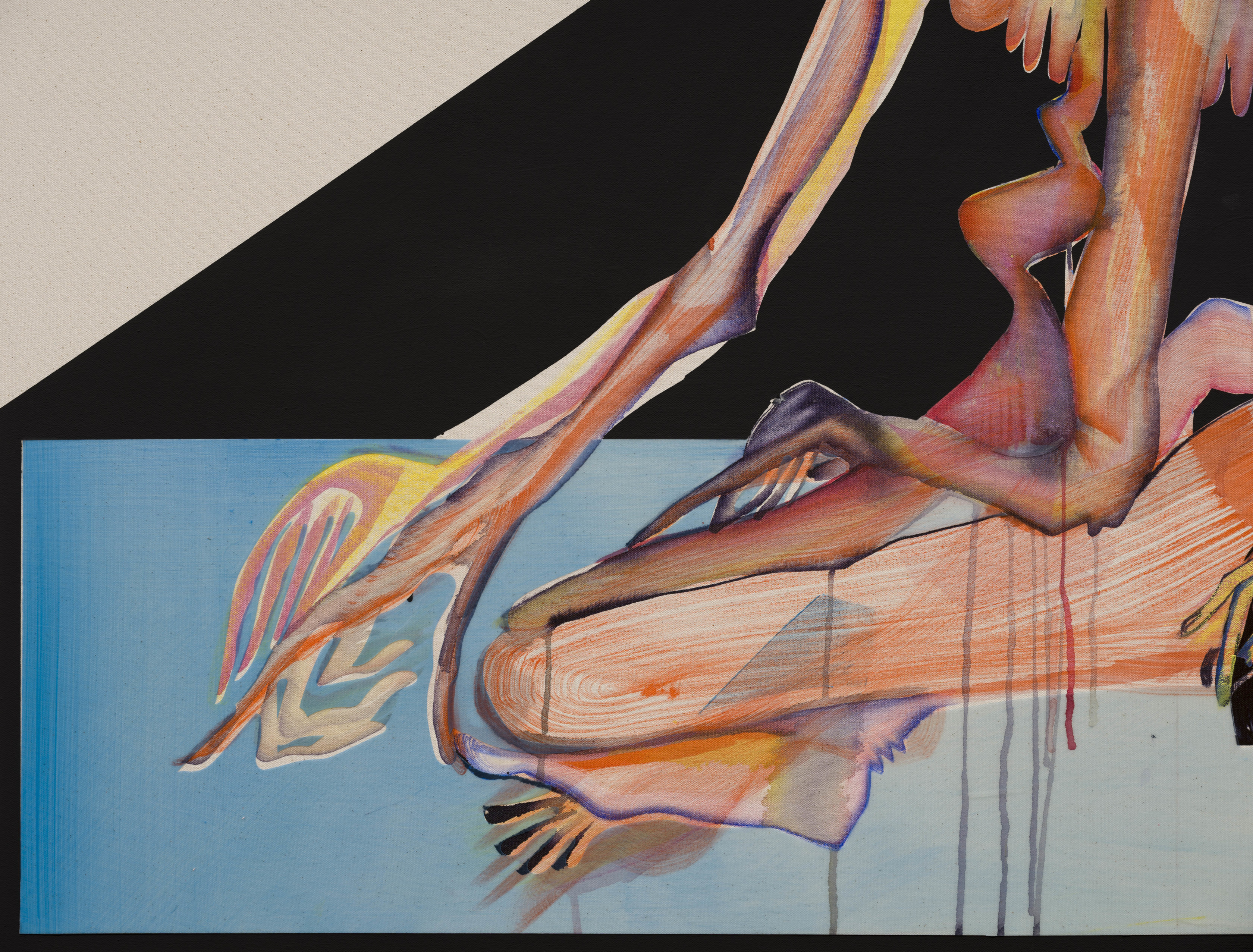 Christina Quarles, Tomorrow Comes Today (Come What May/Cum, Whatever, Maybe), 2020