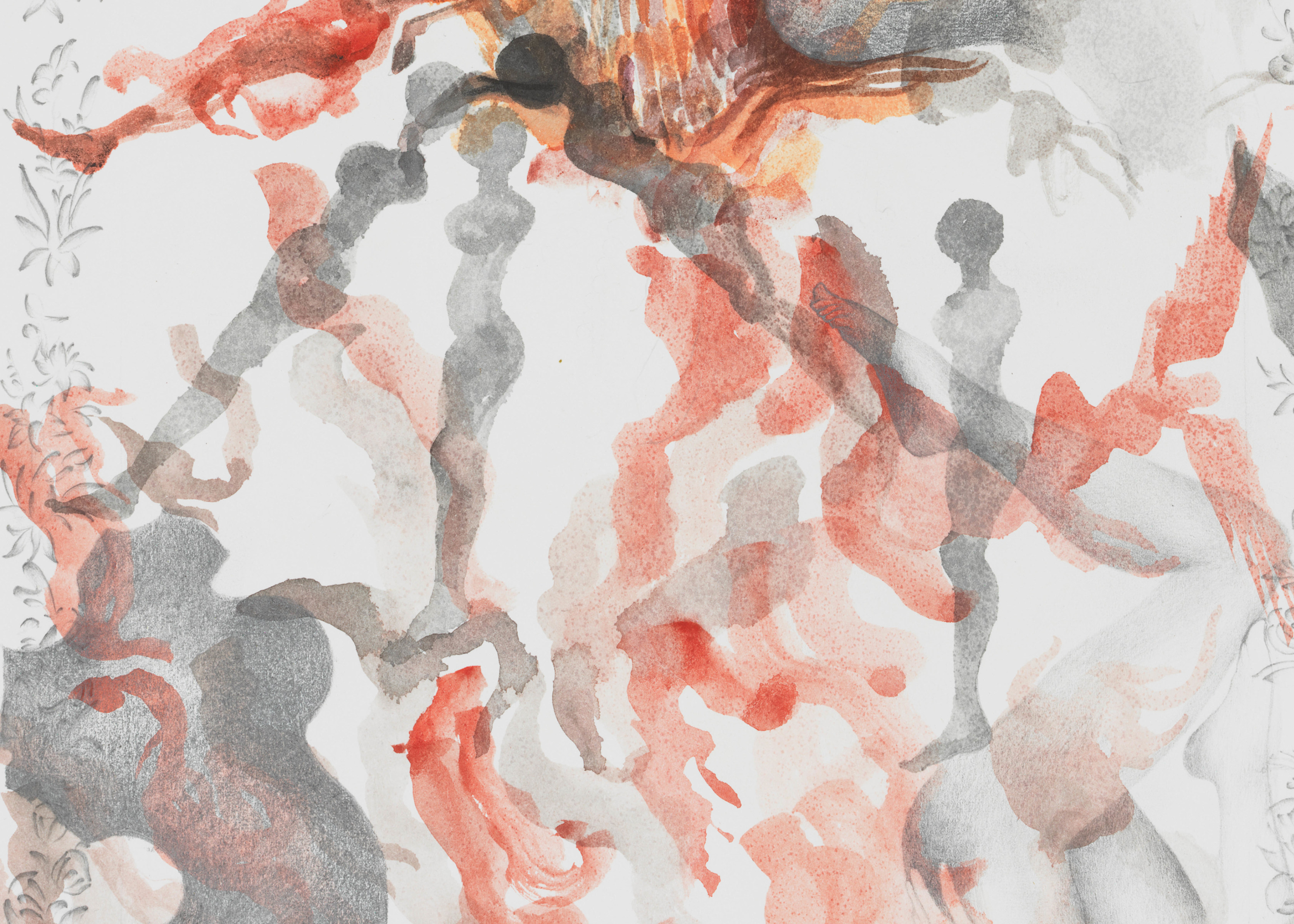 Shahzia Sikander, Empire Follows Art States of Agitation, 2021