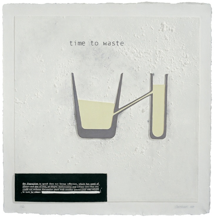 Julião Sarmento, Time to Waste, 2007