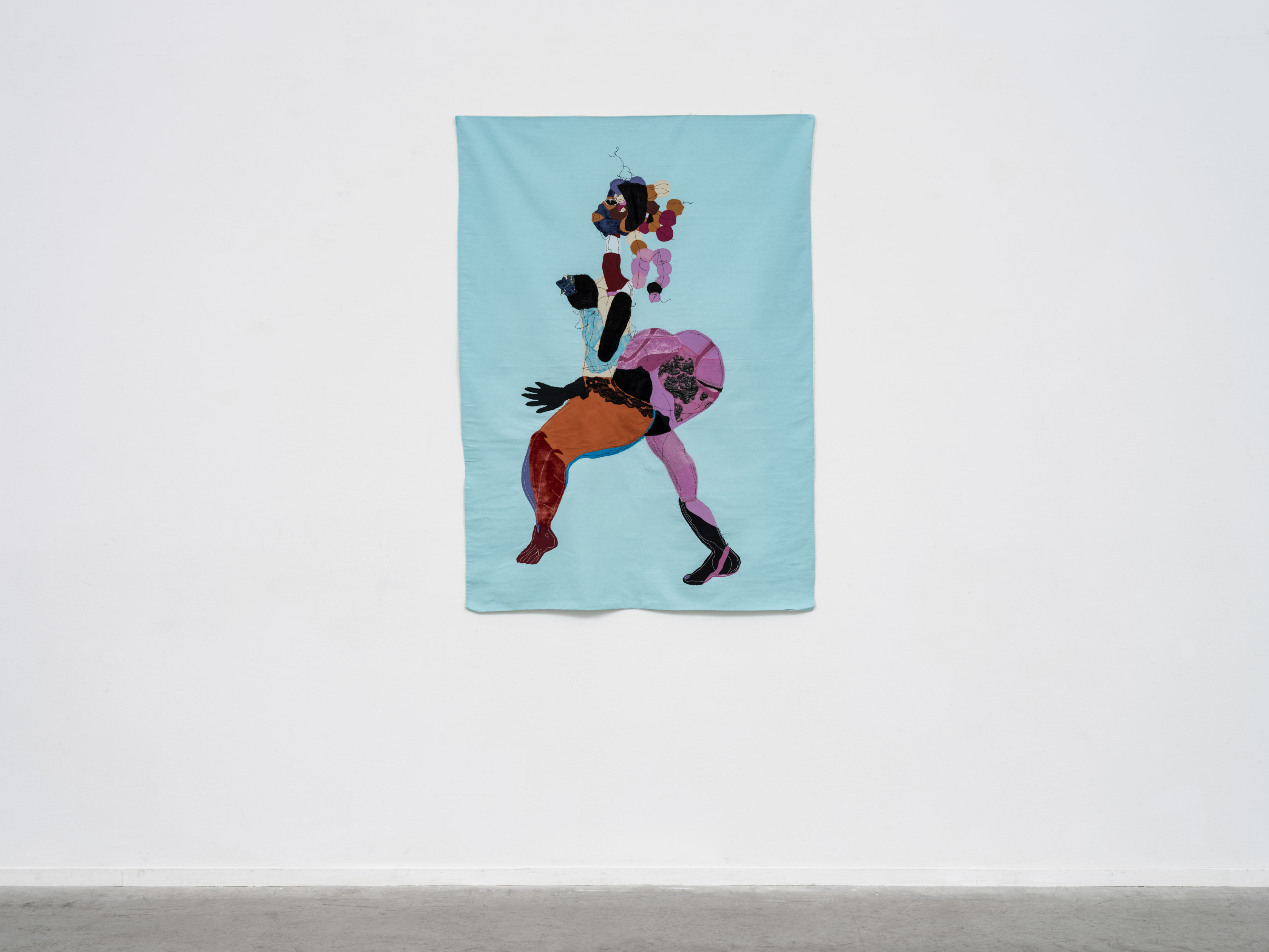 Tschabalala Self, Sapphire, 2020