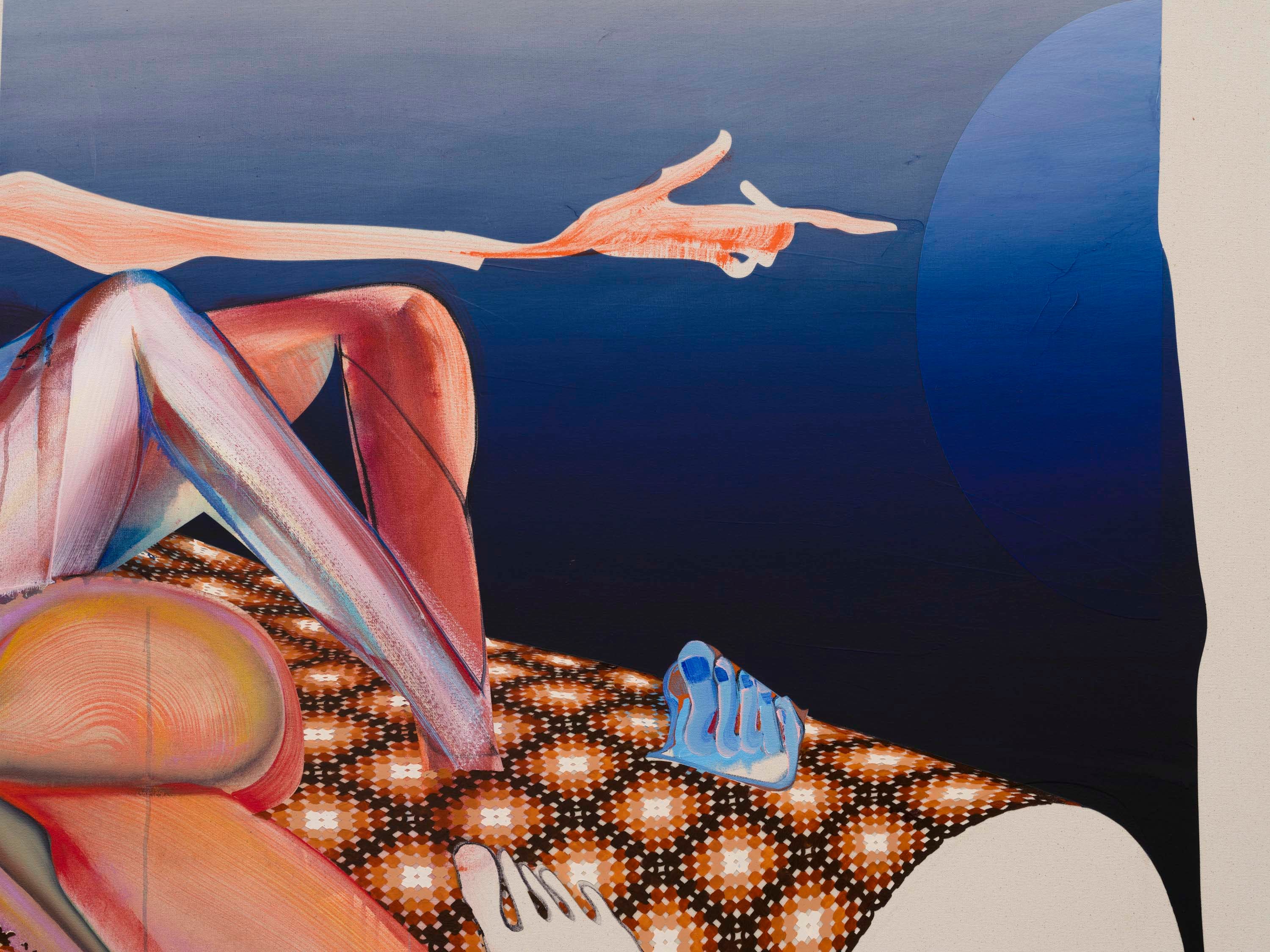 Christina Quarles, (Stretch Lil' Cat) Try N' Wake Up, 2024