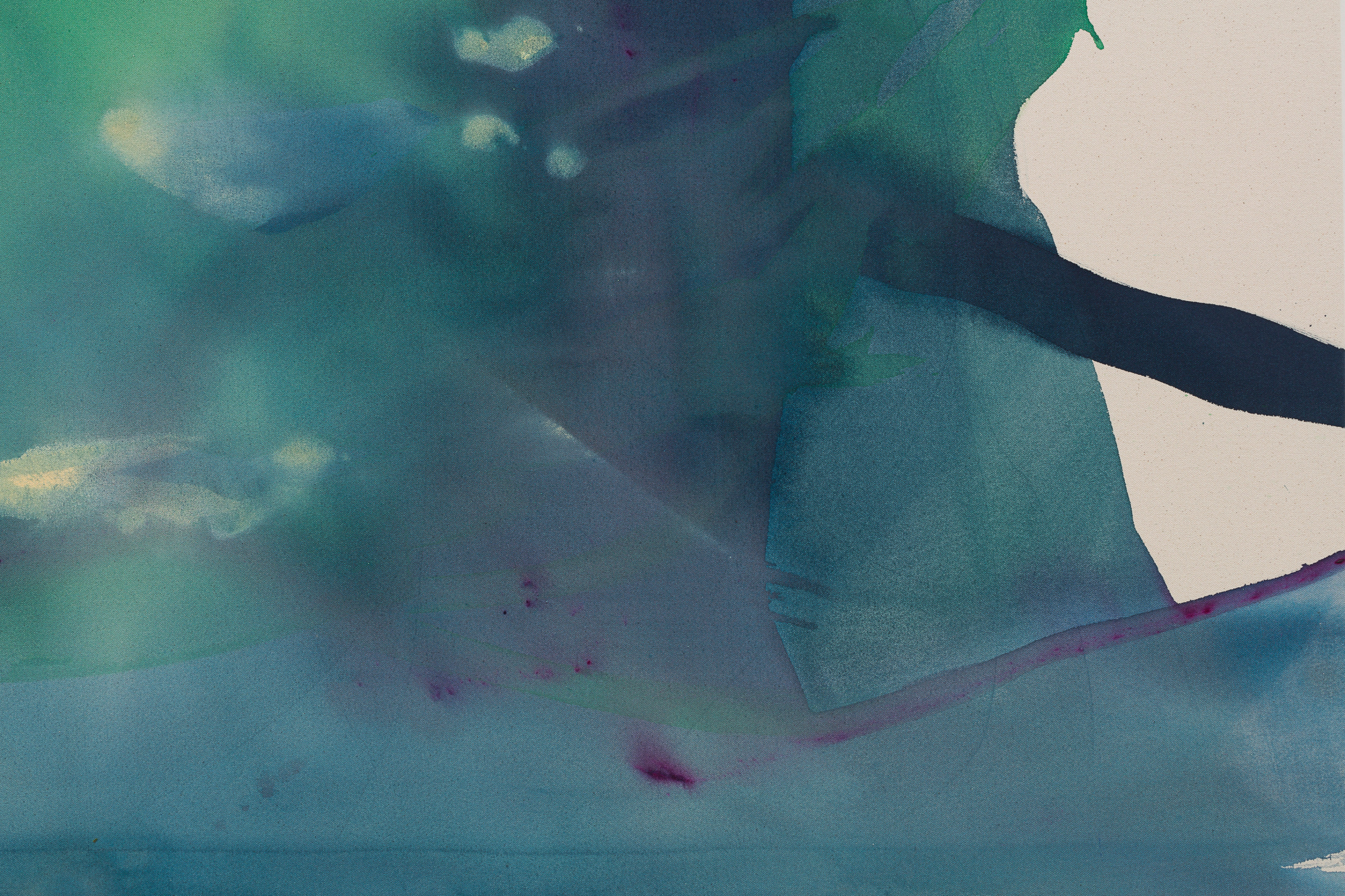 Ragna Bley La Belle Epoque2022 Acrylic on canvas 215 x 375 cm 84 5/8 x 147 5/8 in