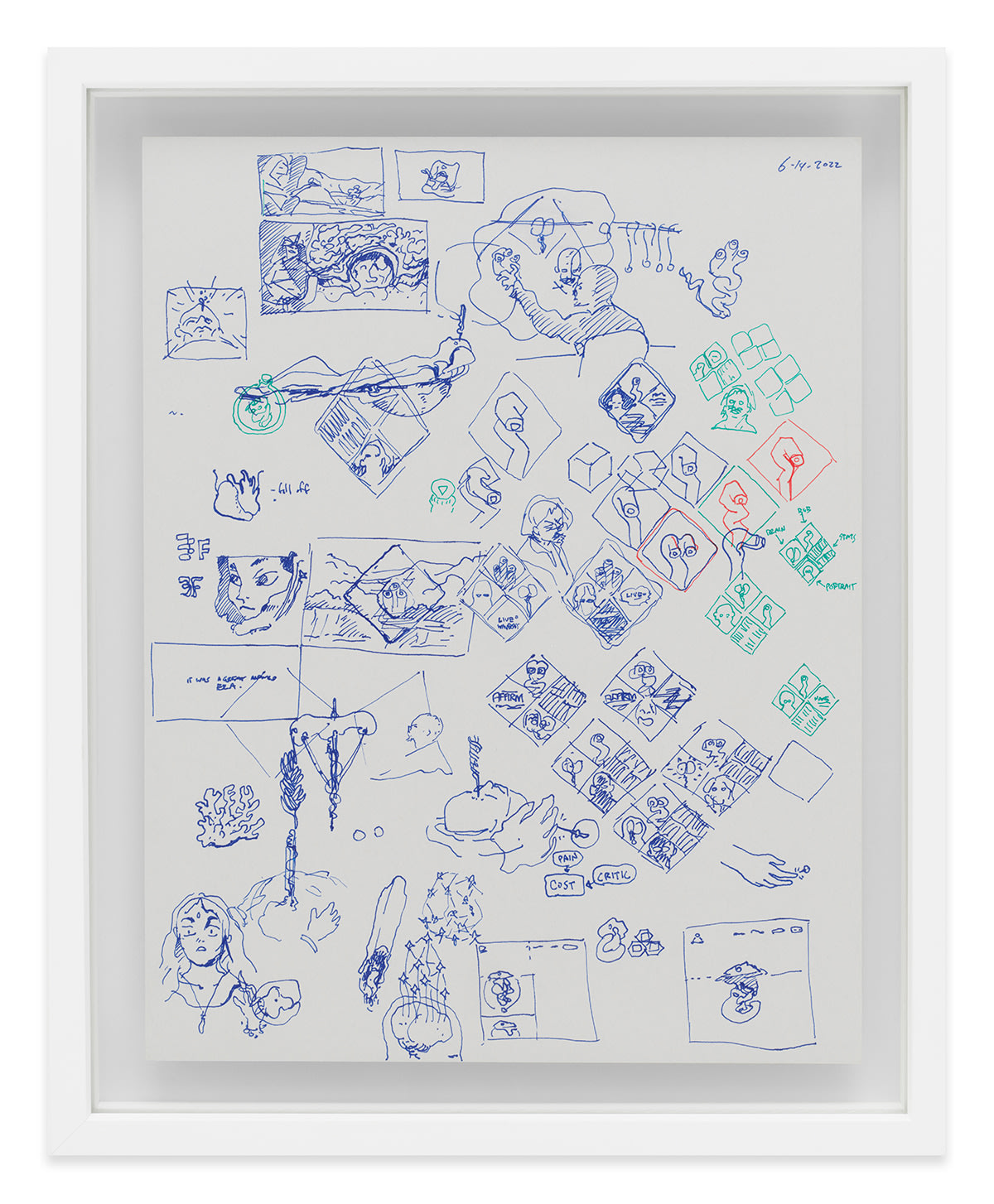 Ian Cheng, Life After BOB Production Drawings, 2022