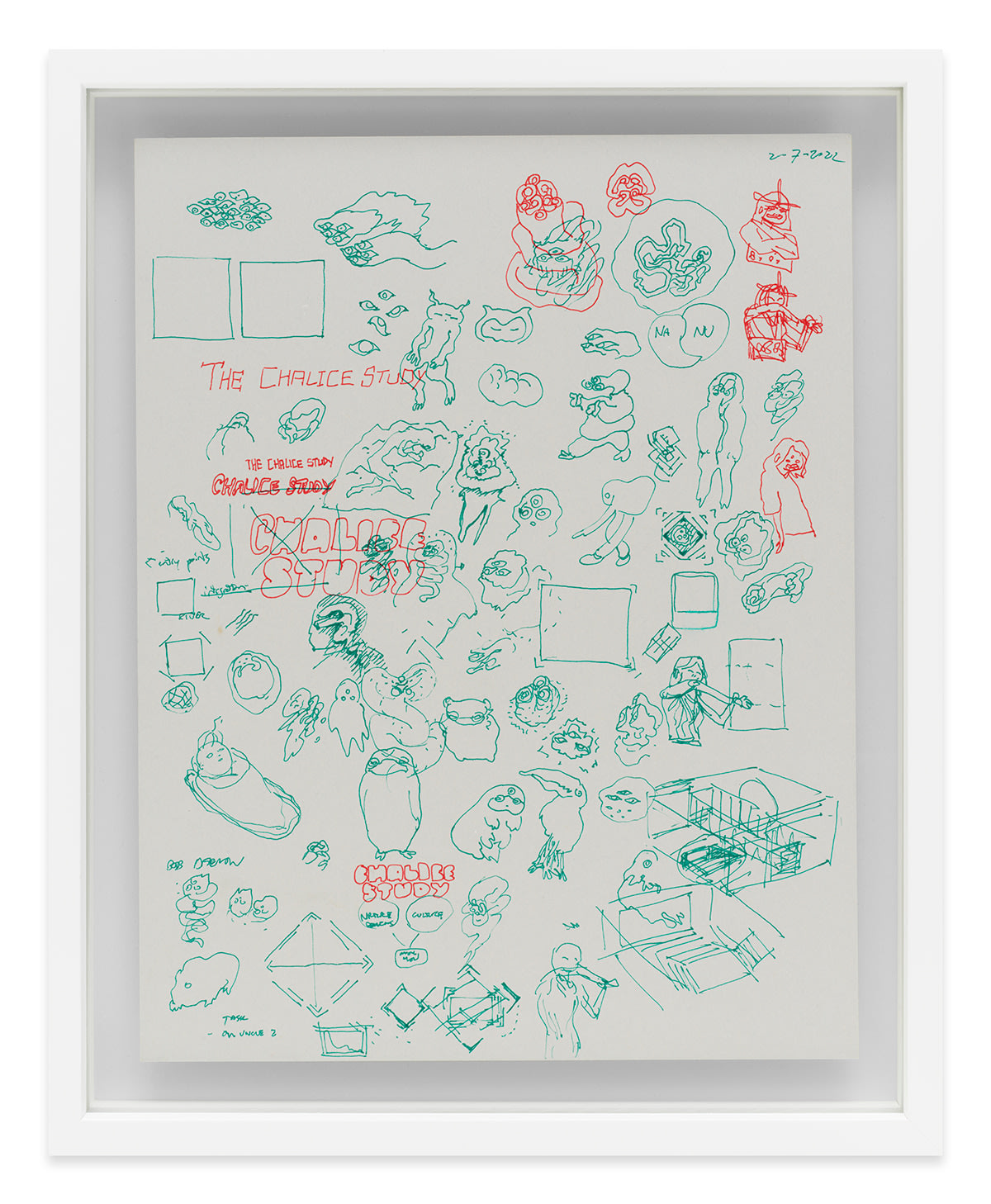 Ian Cheng, Life After BOB Production Drawings, 2022