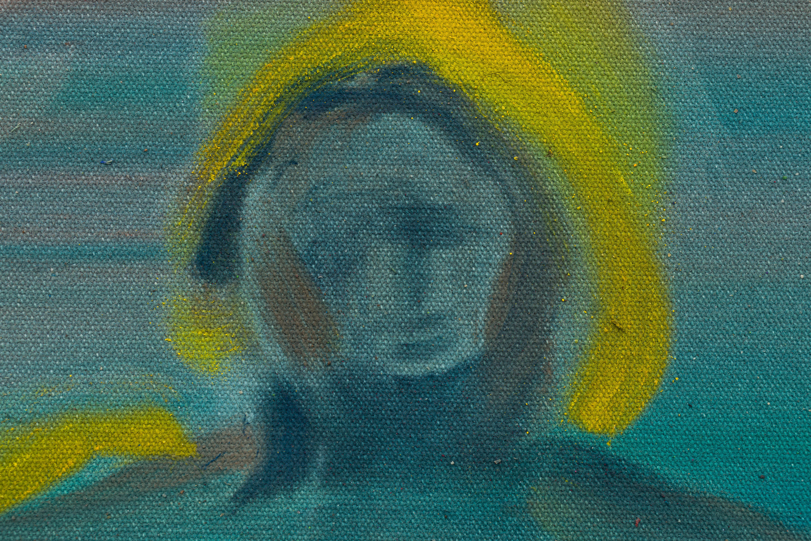 Sophie von Hellermann Surf School2022 Acrylic on canvas 180 x 230 cm 70 7/8 x 90 1/2 in