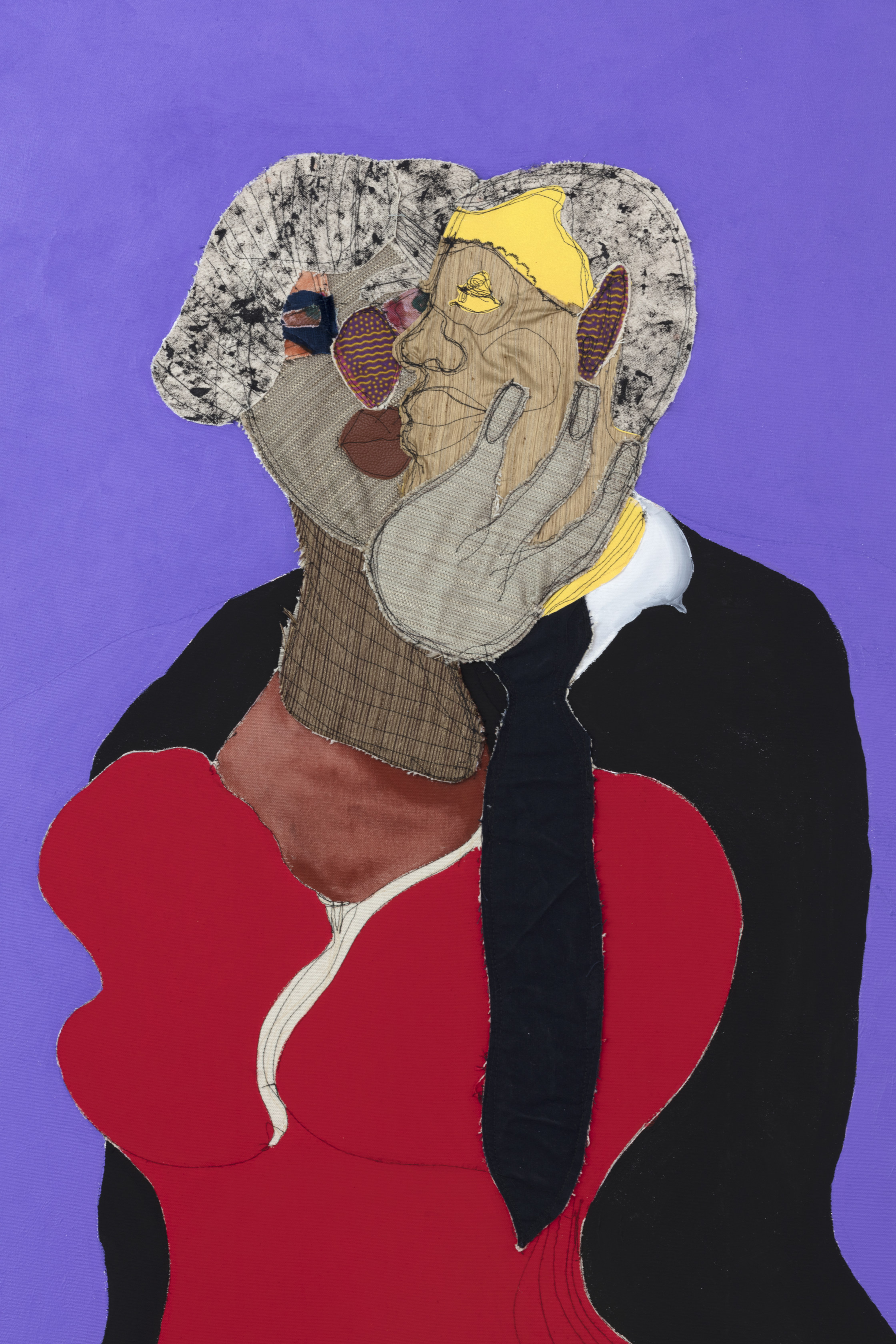 Tschabalala Self, Home, 2019