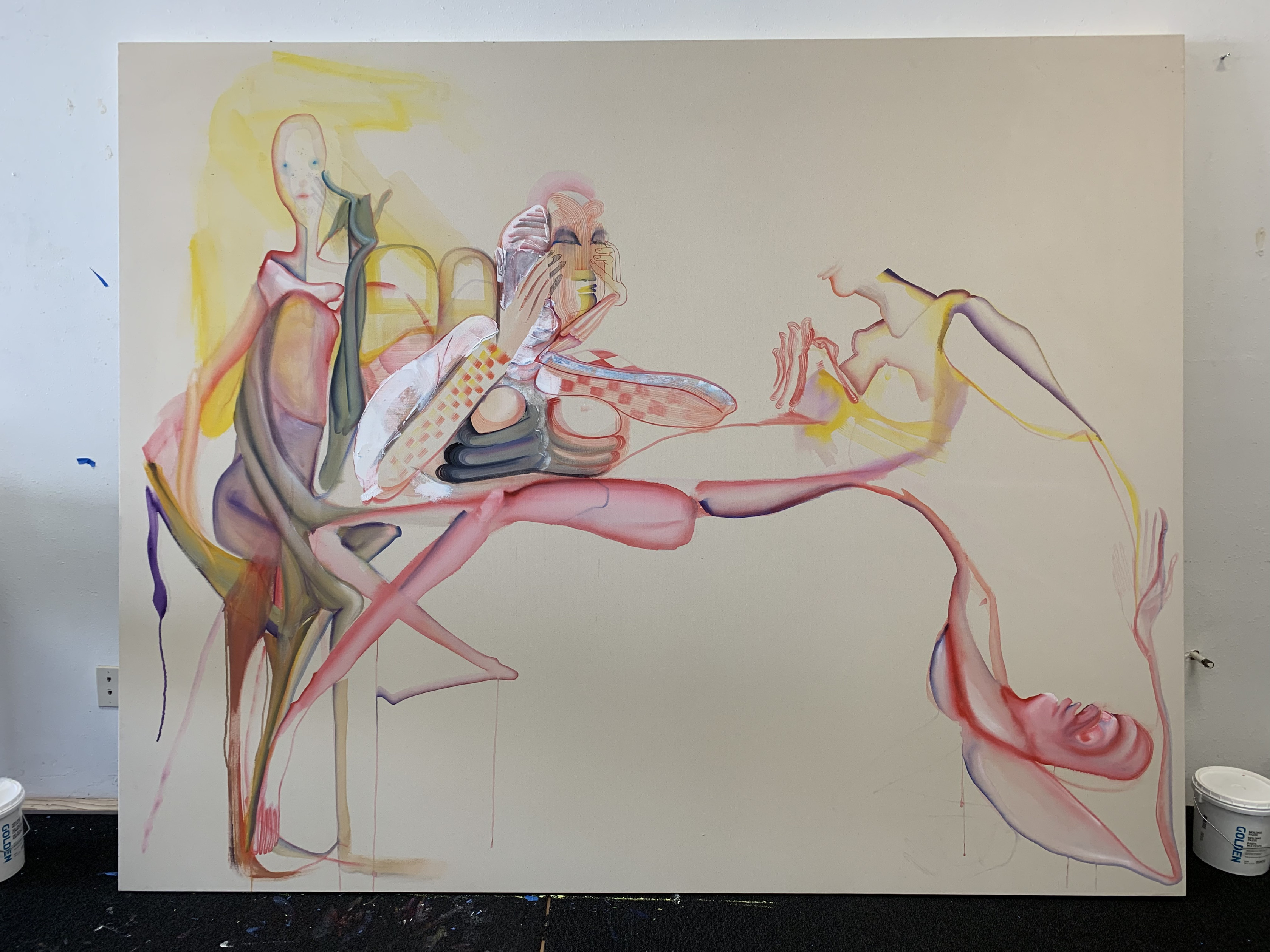 Christina Quarles, By Tha Skin of Our Tooth, 2019