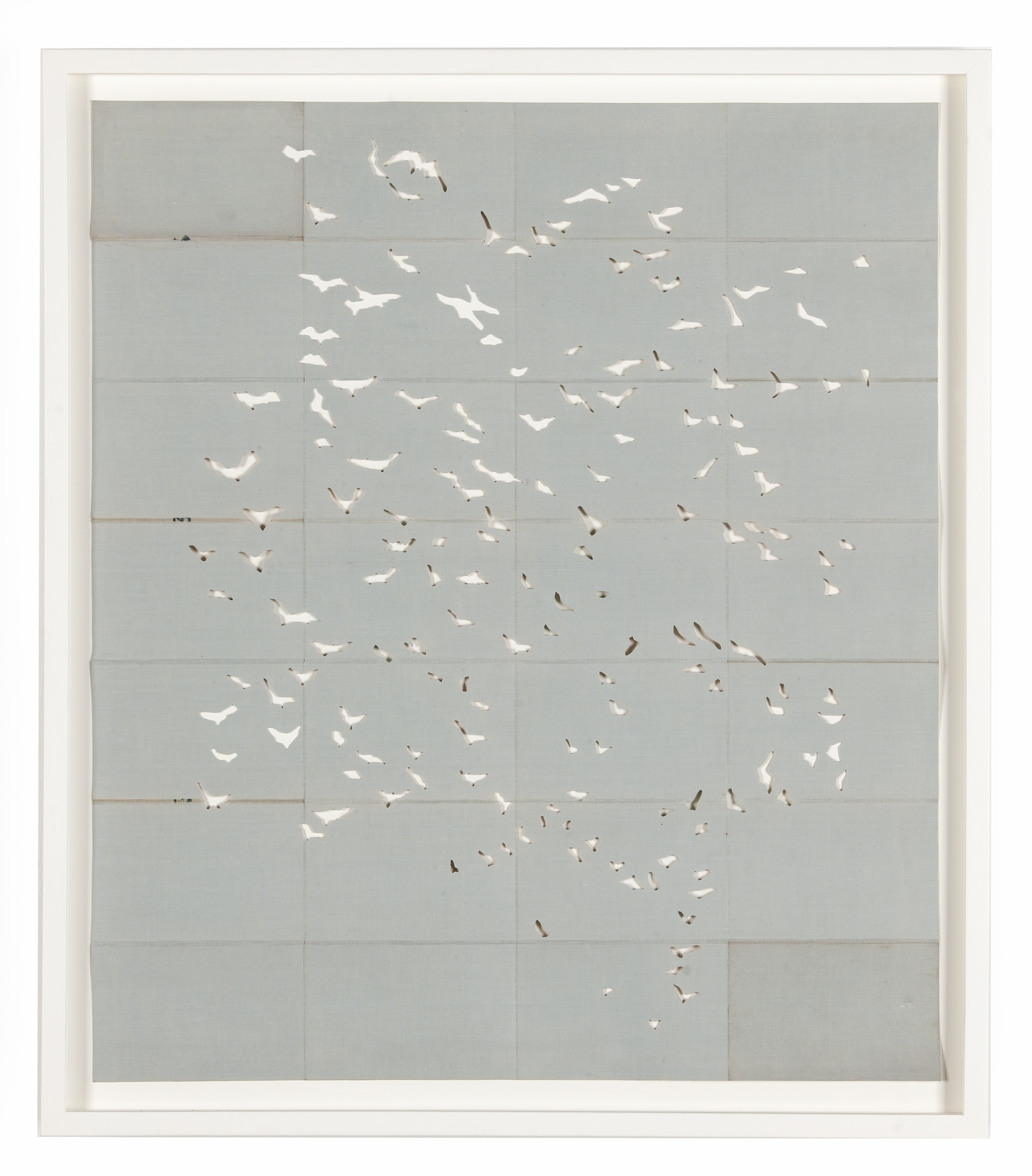 Ulla von Brandenburg Fleder maeuse [Bats]2012 Paper cutout 74 x 64.5 cm 29 1/8 x 25 3/8 in