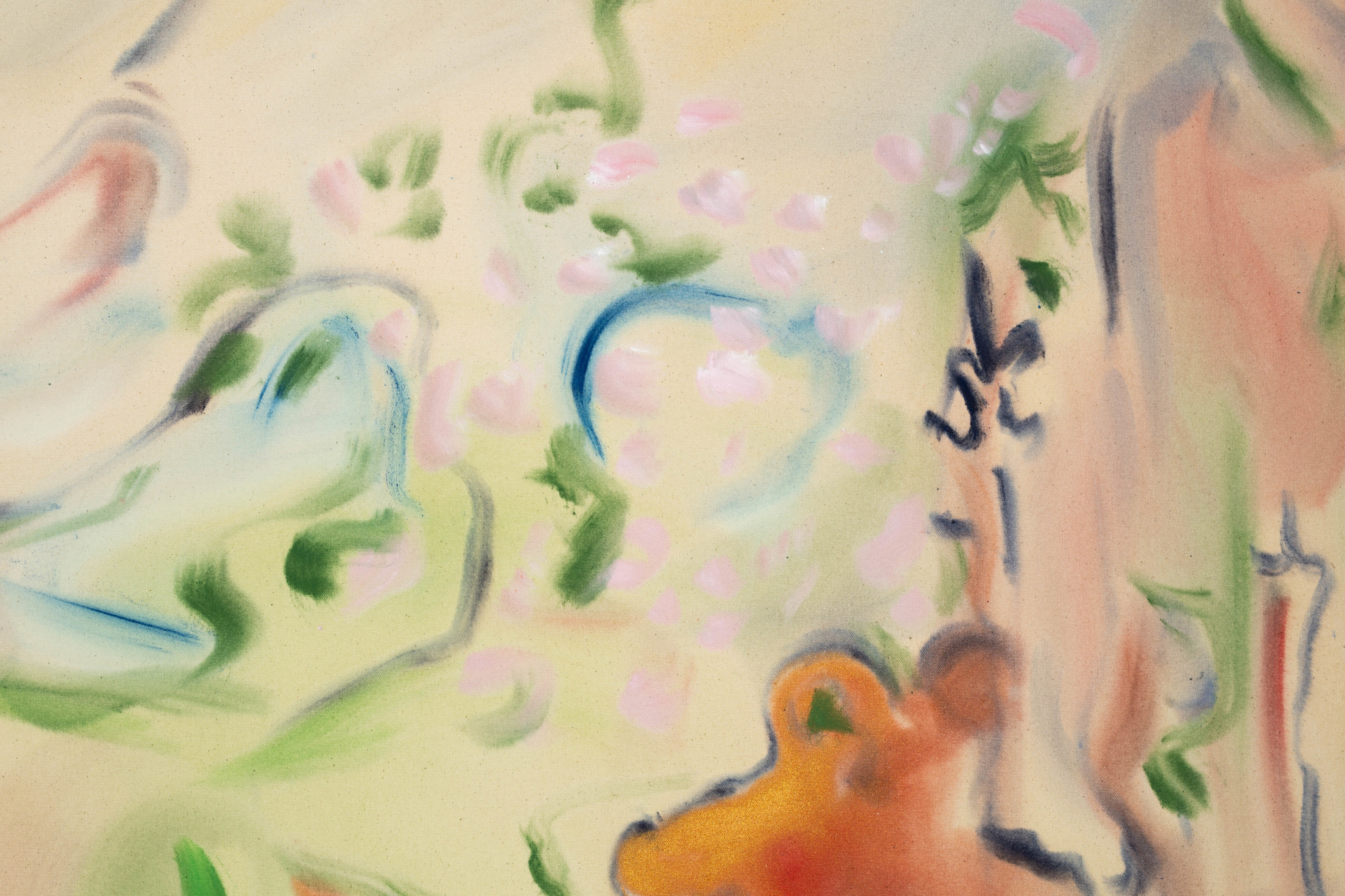 Sophie von Hellermann Golden Days2021 Acrylic on canvas 180 x 230 cm 70 7/8 x 90 1/2 in