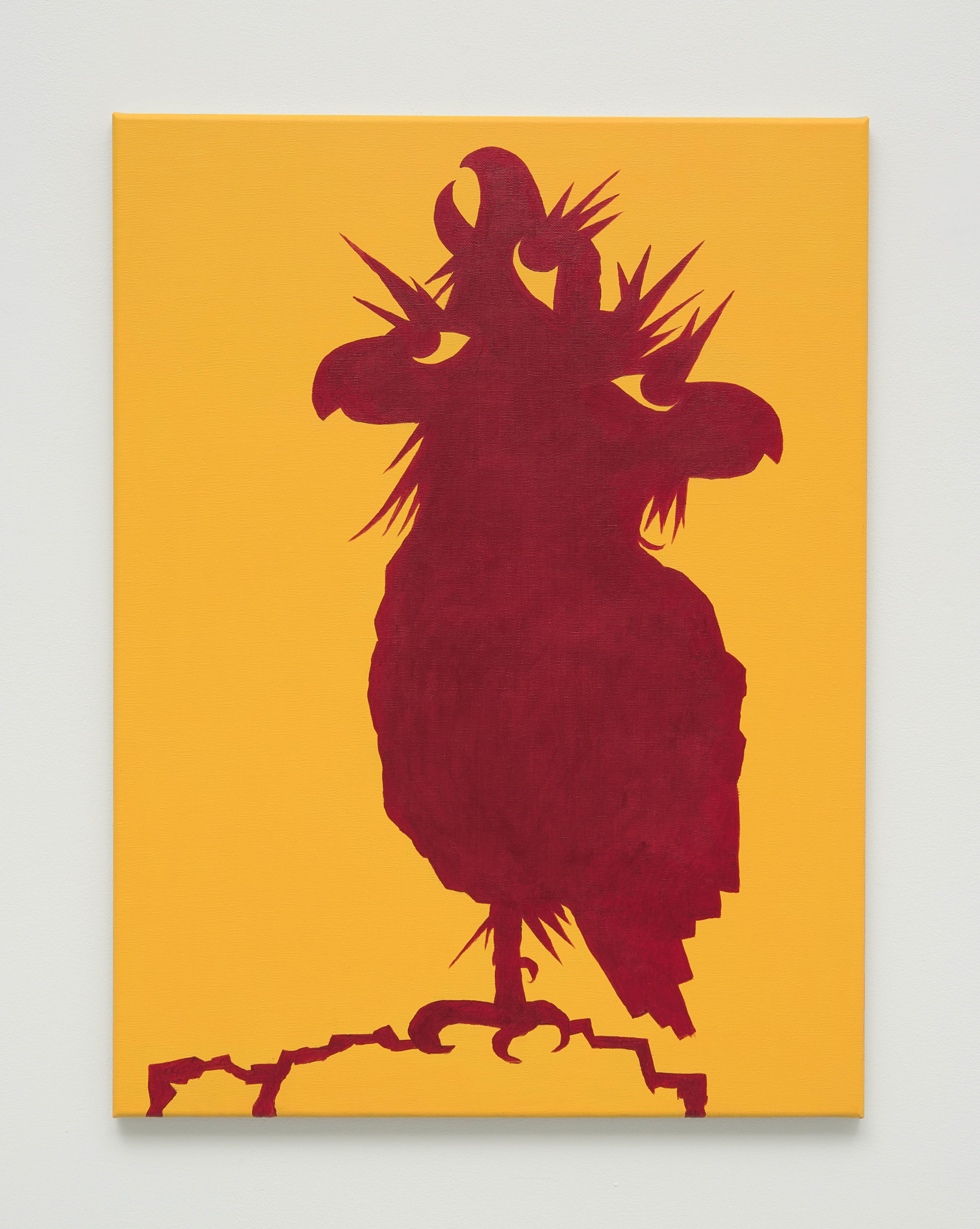 Koo Jeong A [ EF Astragalousss ]2022 Acrylic on linen 79.5 x 60 cm 31 1/4 x 23 5/8 in