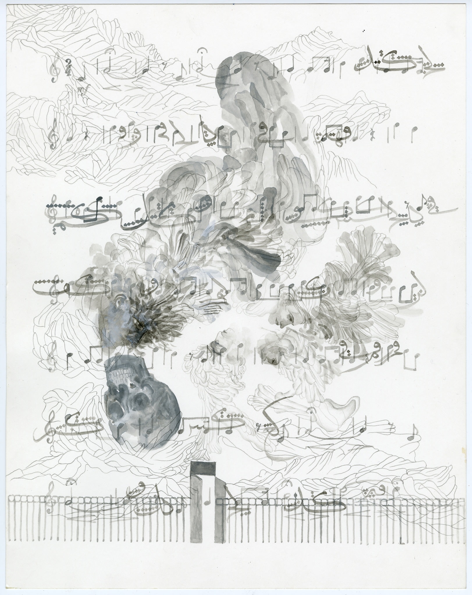 Shahzia Sikander, The Last Post, 2009