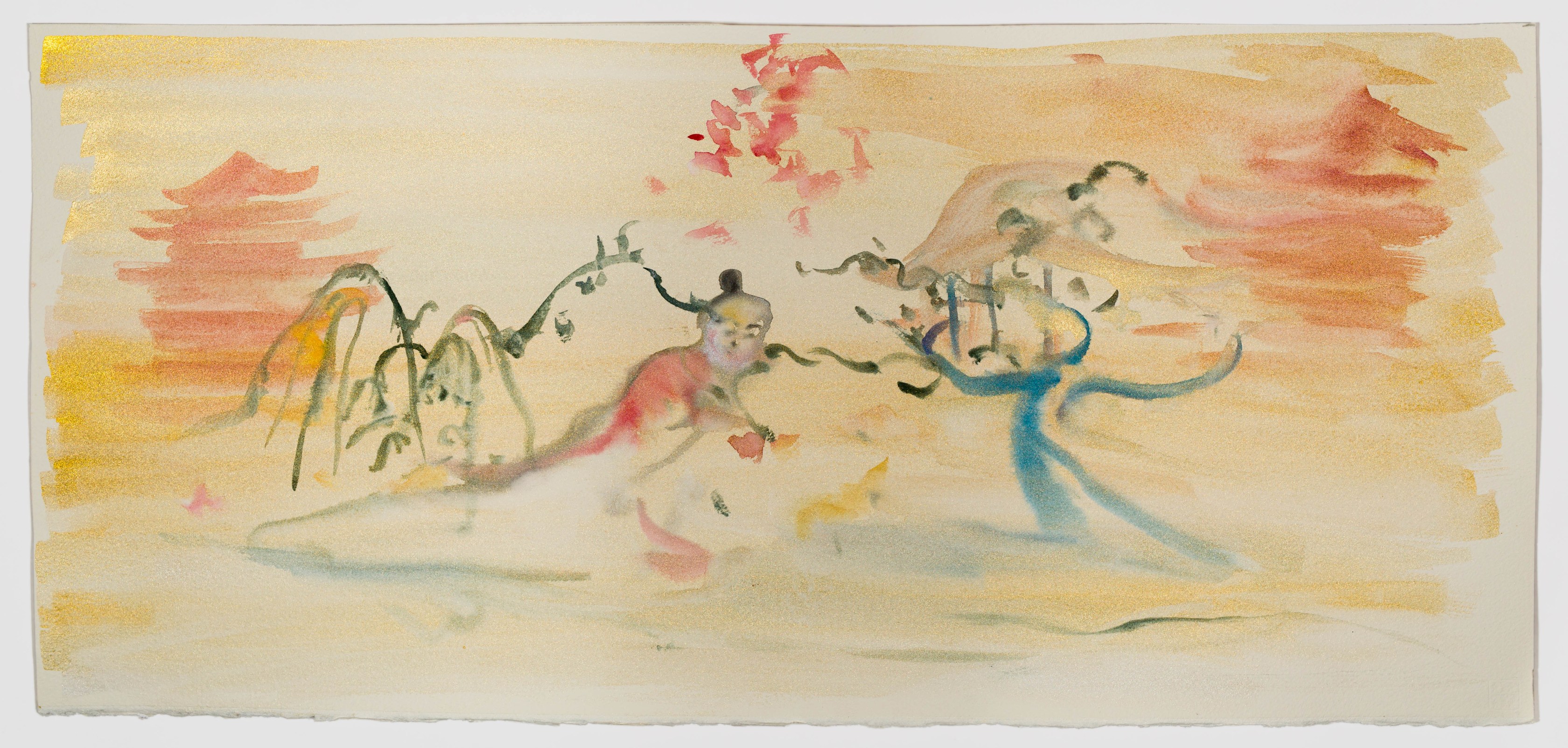 Sophie von Hellermann, Peach Blossoms in the Sky, 2021