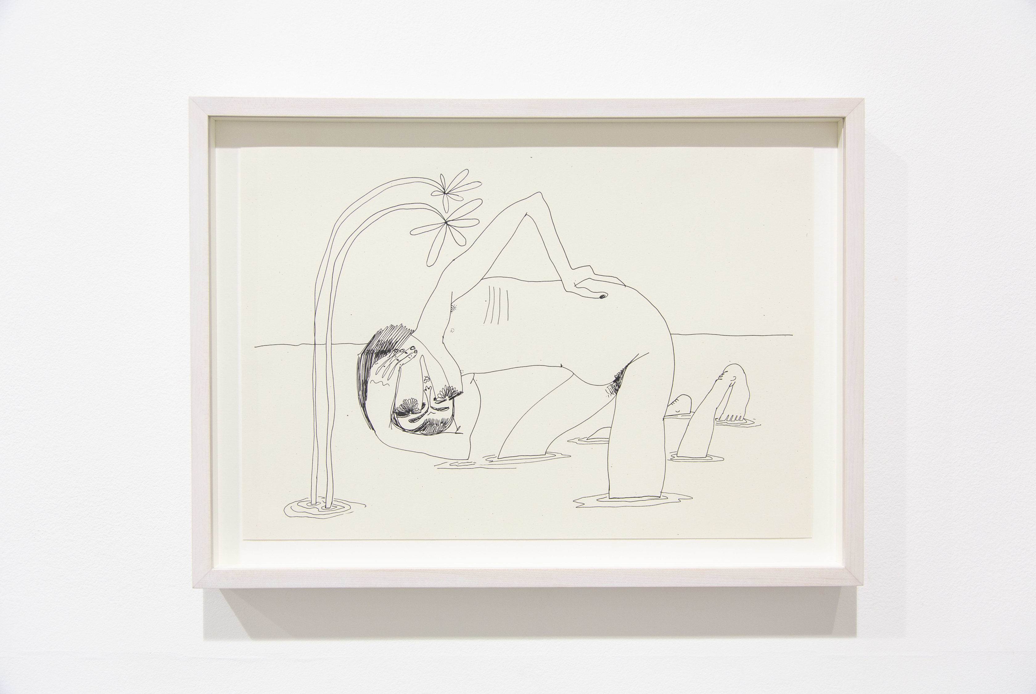 Christina Quarles Untitled (Shallow Ground)2018 Ink on paper 33.02 x 48.26cm 13 x 19 inches