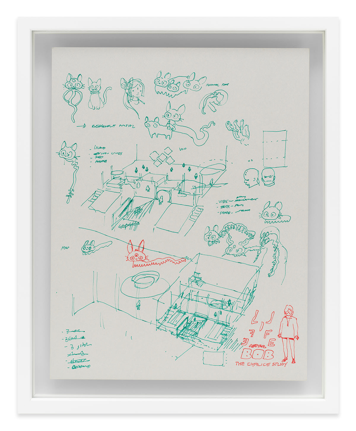 Ian Cheng, Life After BOB Production Drawings, 2022