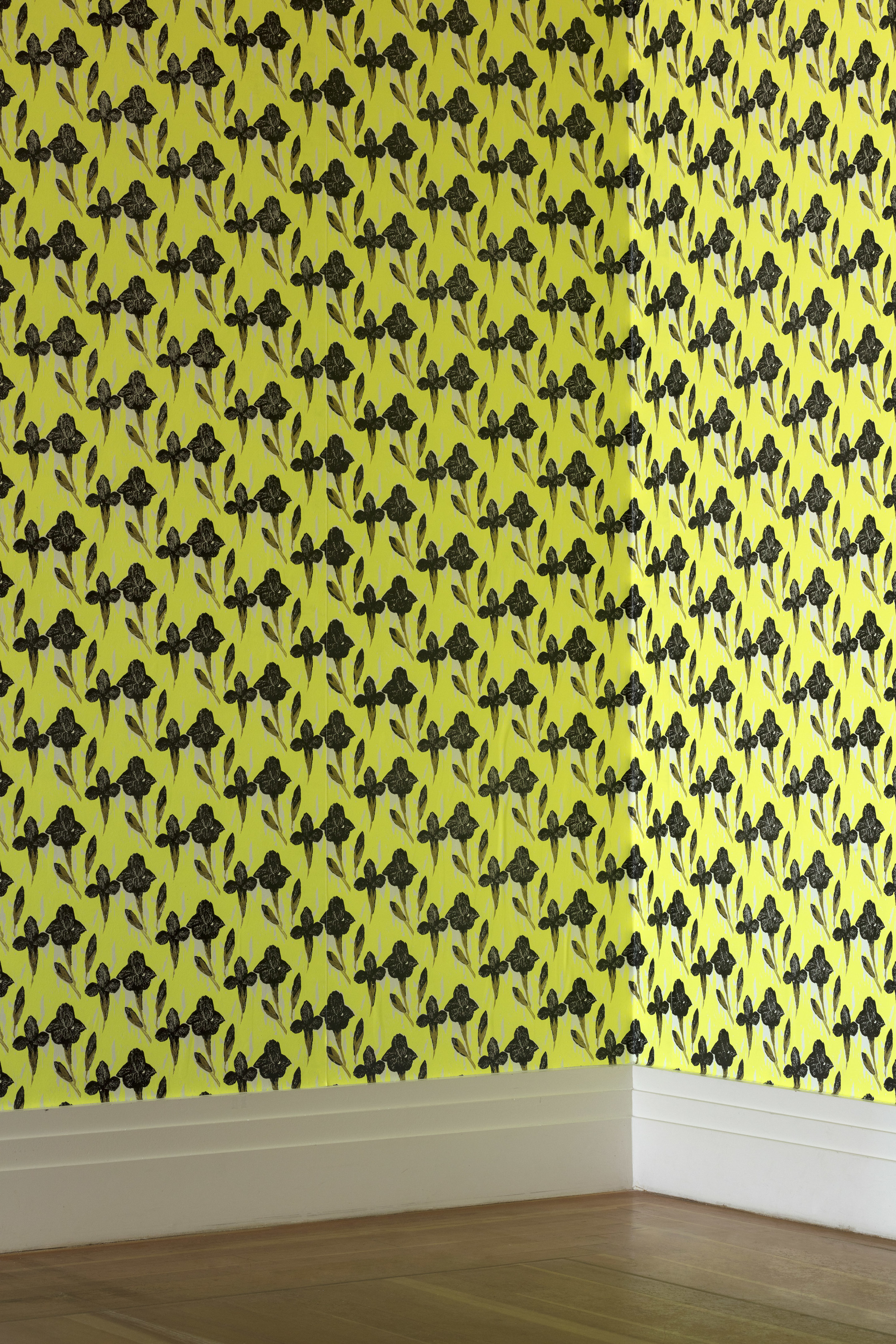 Philippe Parreno Wallpaper Marilyn2018 Wallpaper with phosphorescent ink Variable dimensions