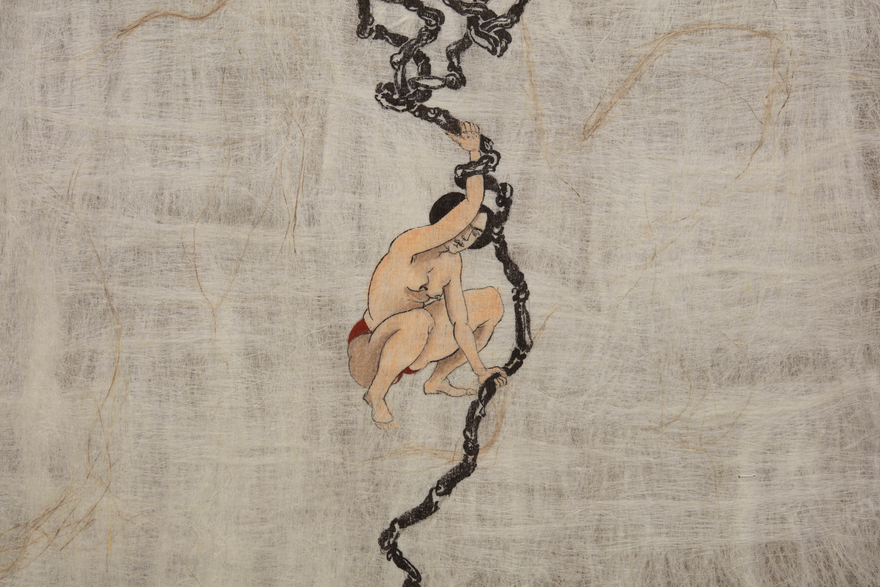 Hayv Kahraman, Entanglements and Generations on Flax 1, 2021