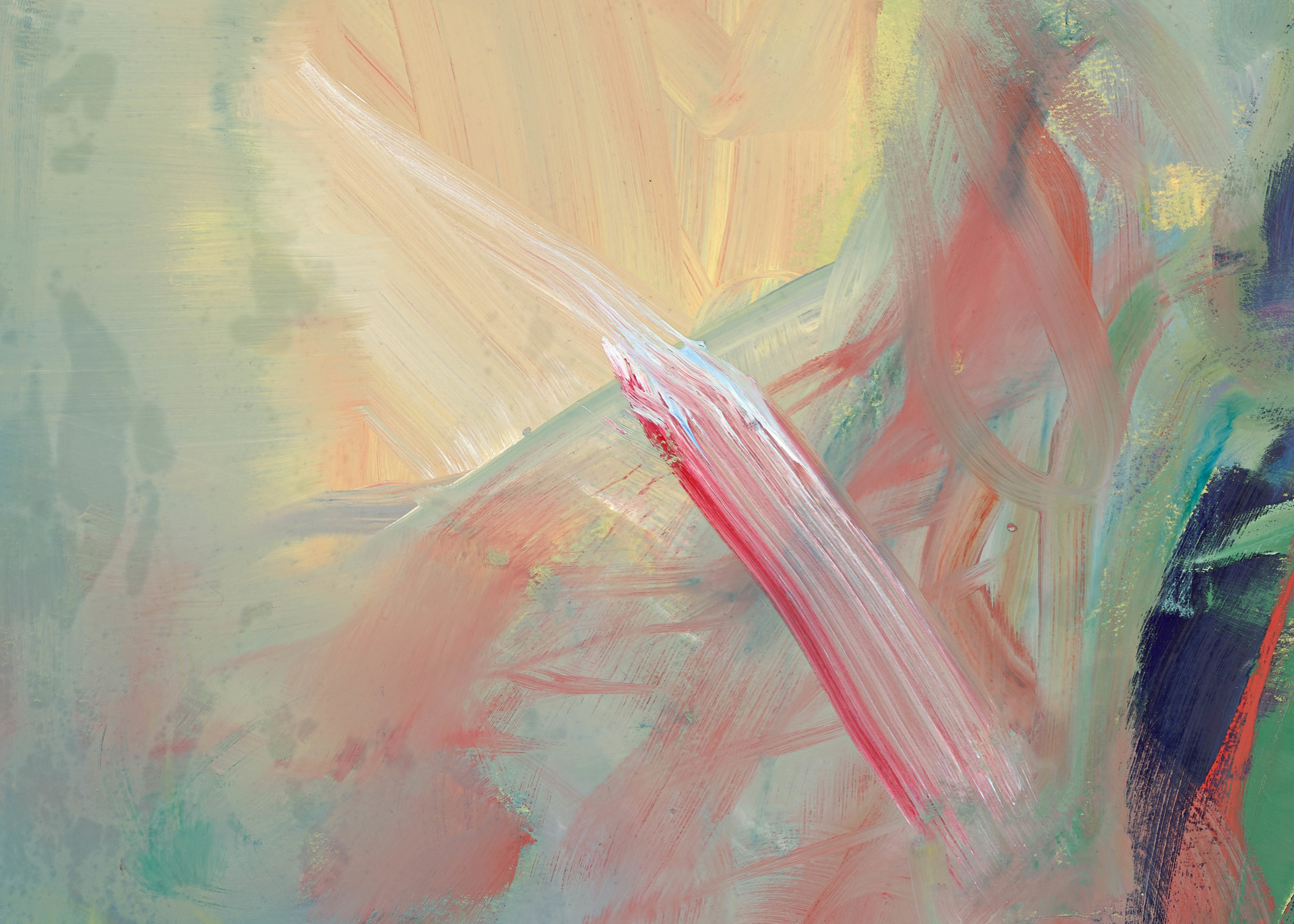 Sabine Moritz Tiger Eye II2021 Oil on paper 100 x 140 cm 39 3/8 x 55 1/8 in