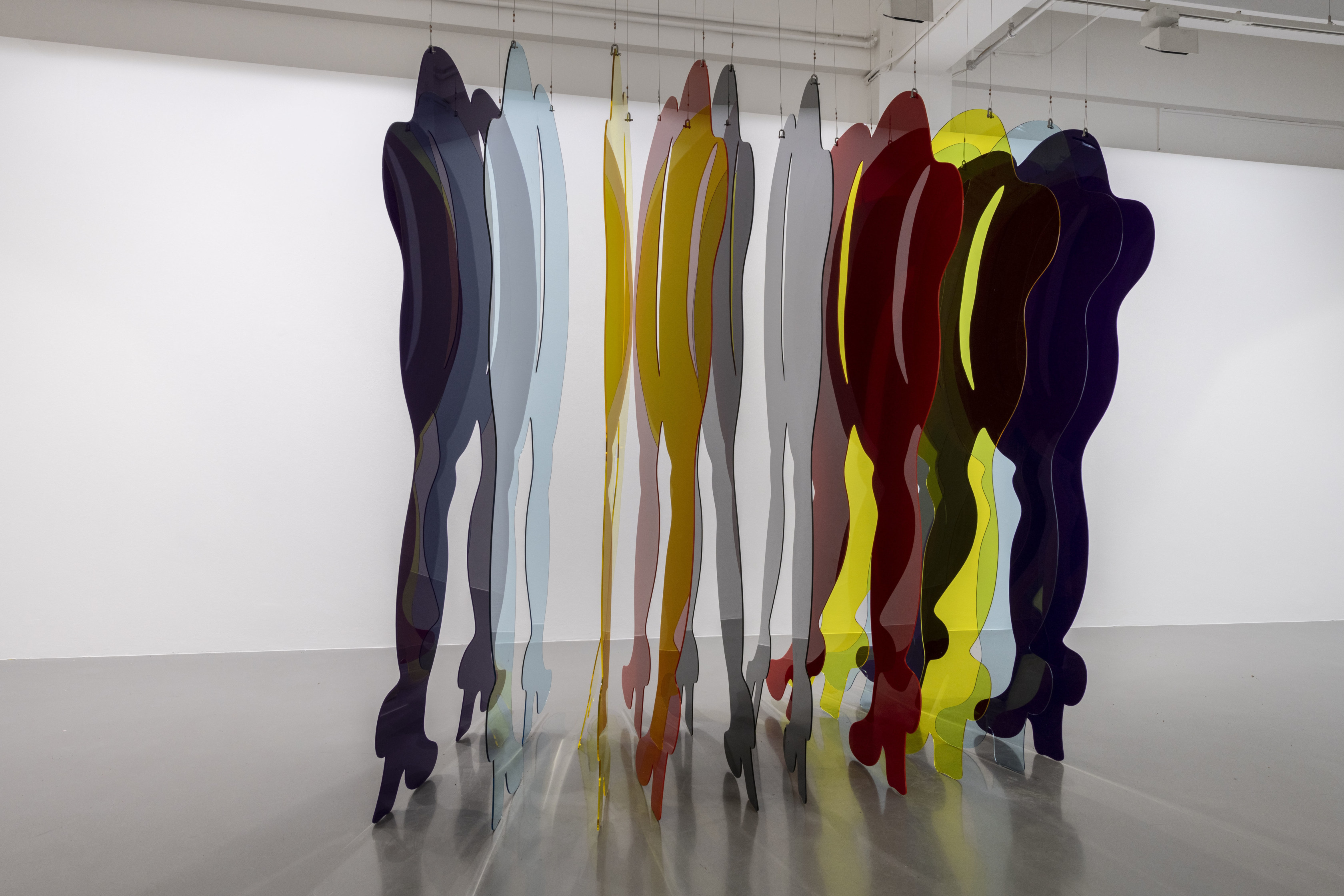 Tschabalala Self, Knock Knee, 2019