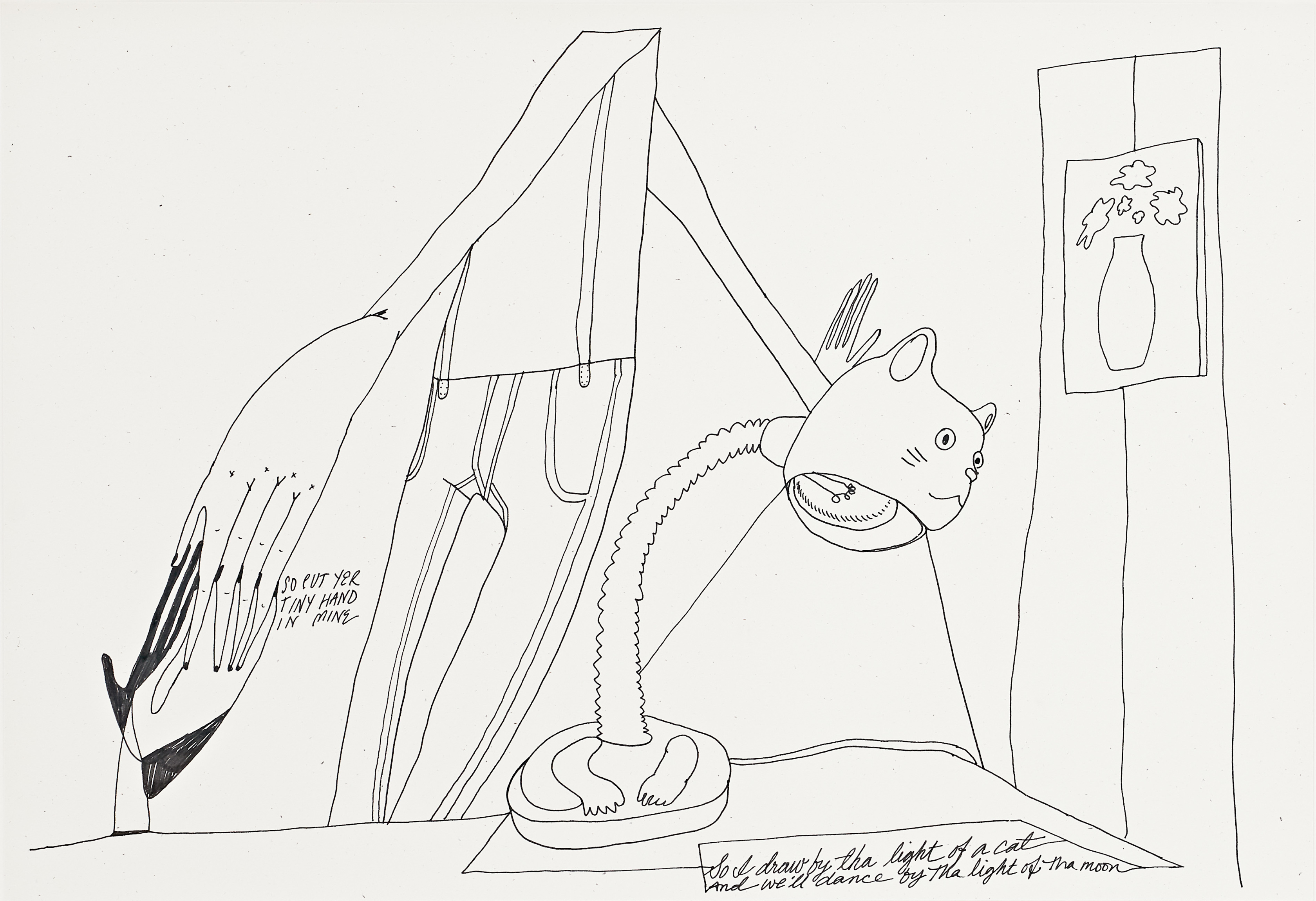 Christina Quarles, Cat Lamp, 2021