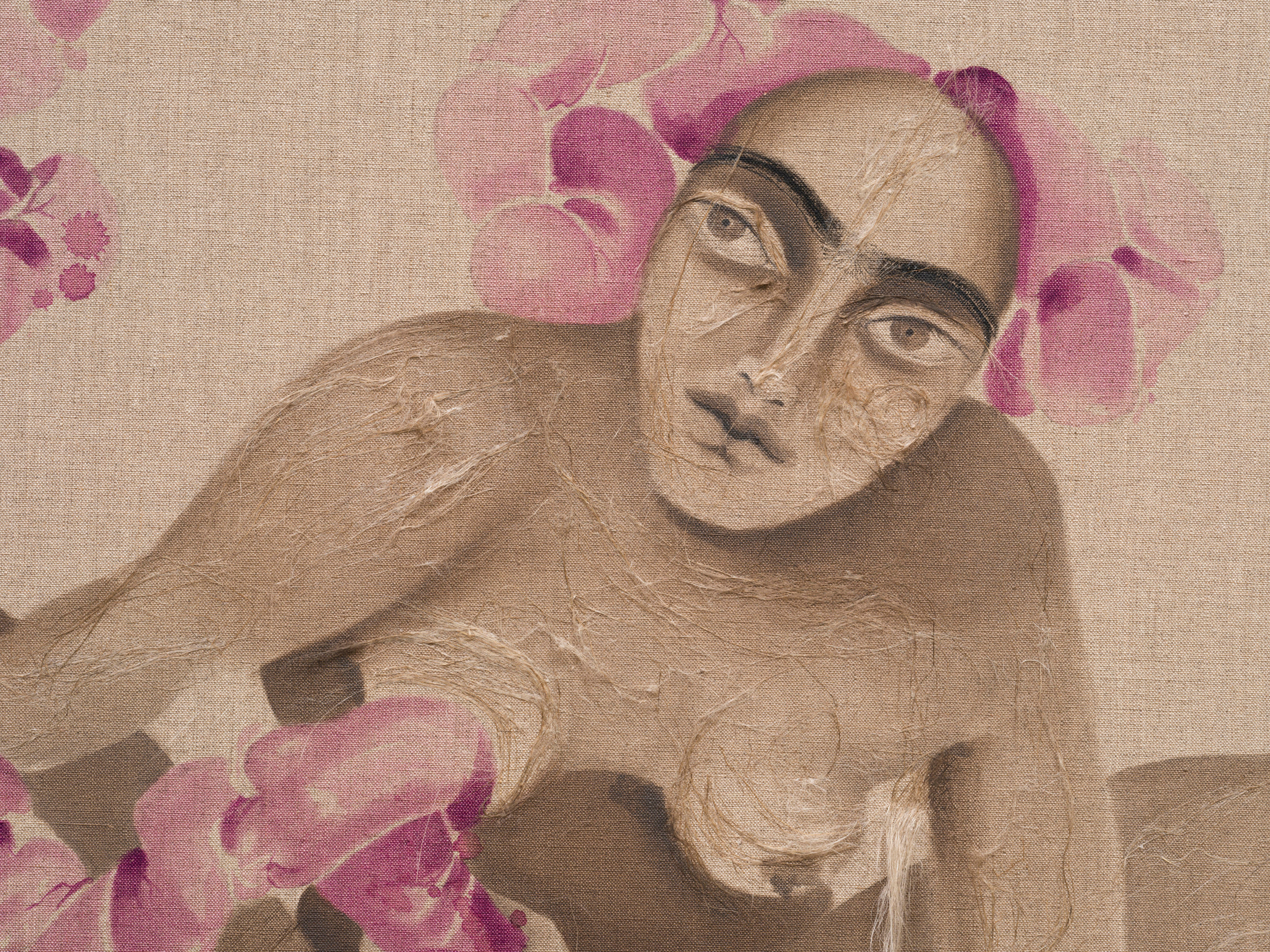 Hayv Kahraman, Flax, torshi and entanglements, 2021