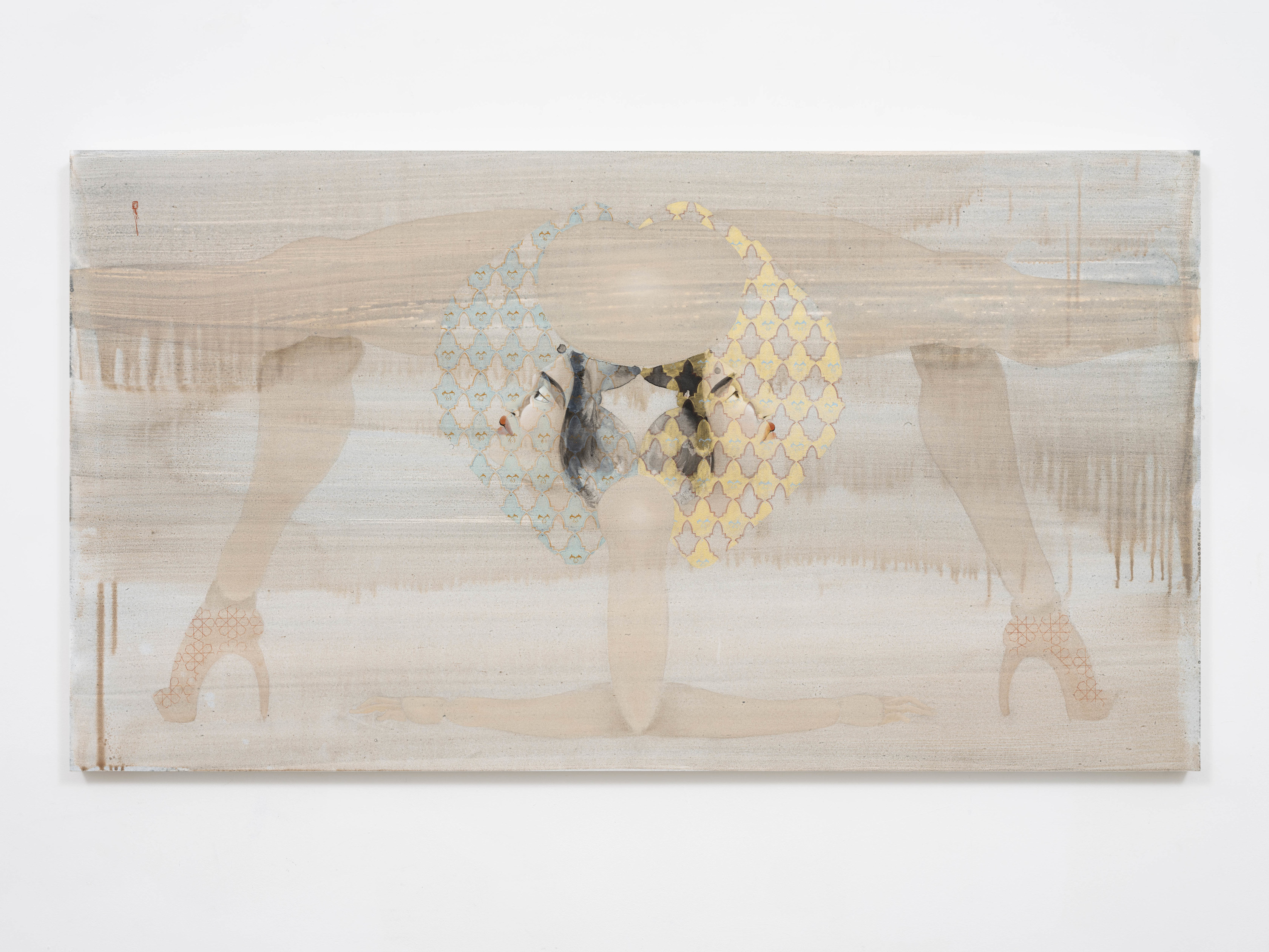 Hayv Kahraman Arch2020 Oil on panel 114.3 x 208.3 cm 45 x 82 in