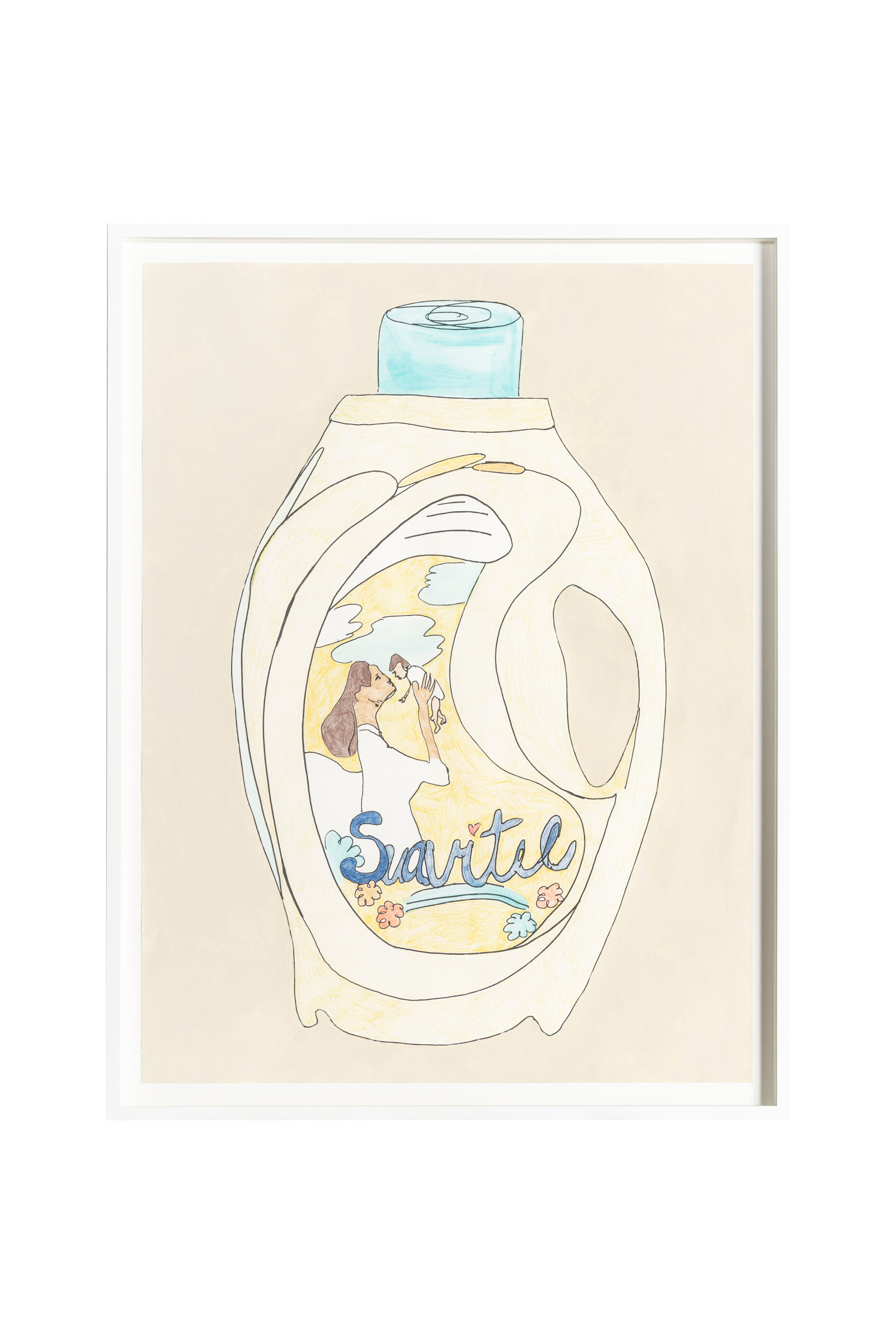 Tschabalala Self, Clean House 5 - Suavitel Yellow, 2018