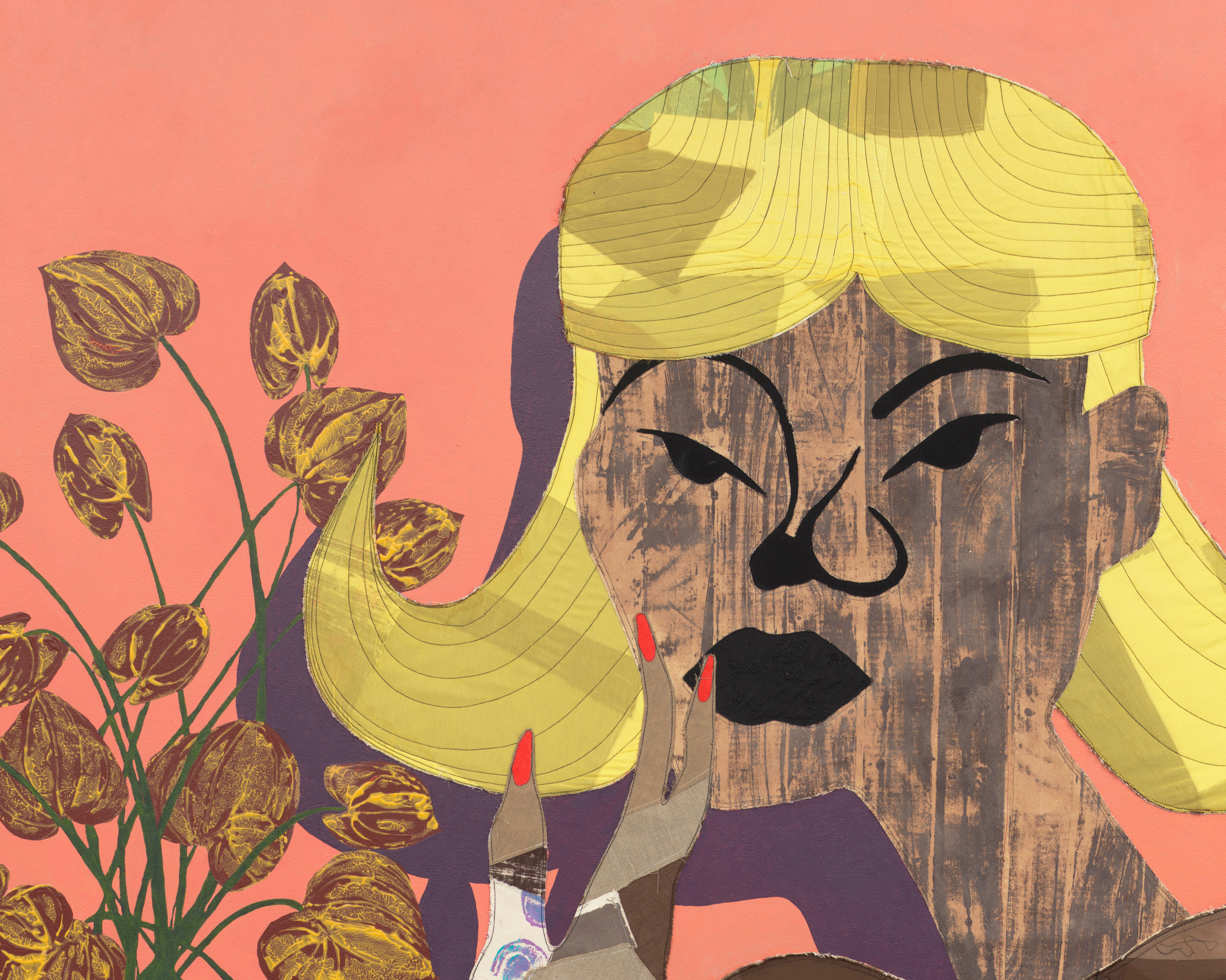 Tschabalala Self, Black Blonde, 2025