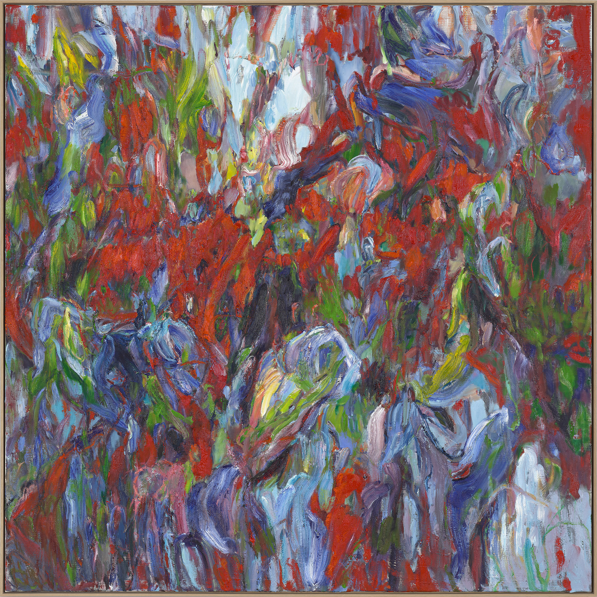 Sabine Moritz Flow I2020 Oil on canvas 200 x 200 cm 78 3/4 x 78 3/4 in
