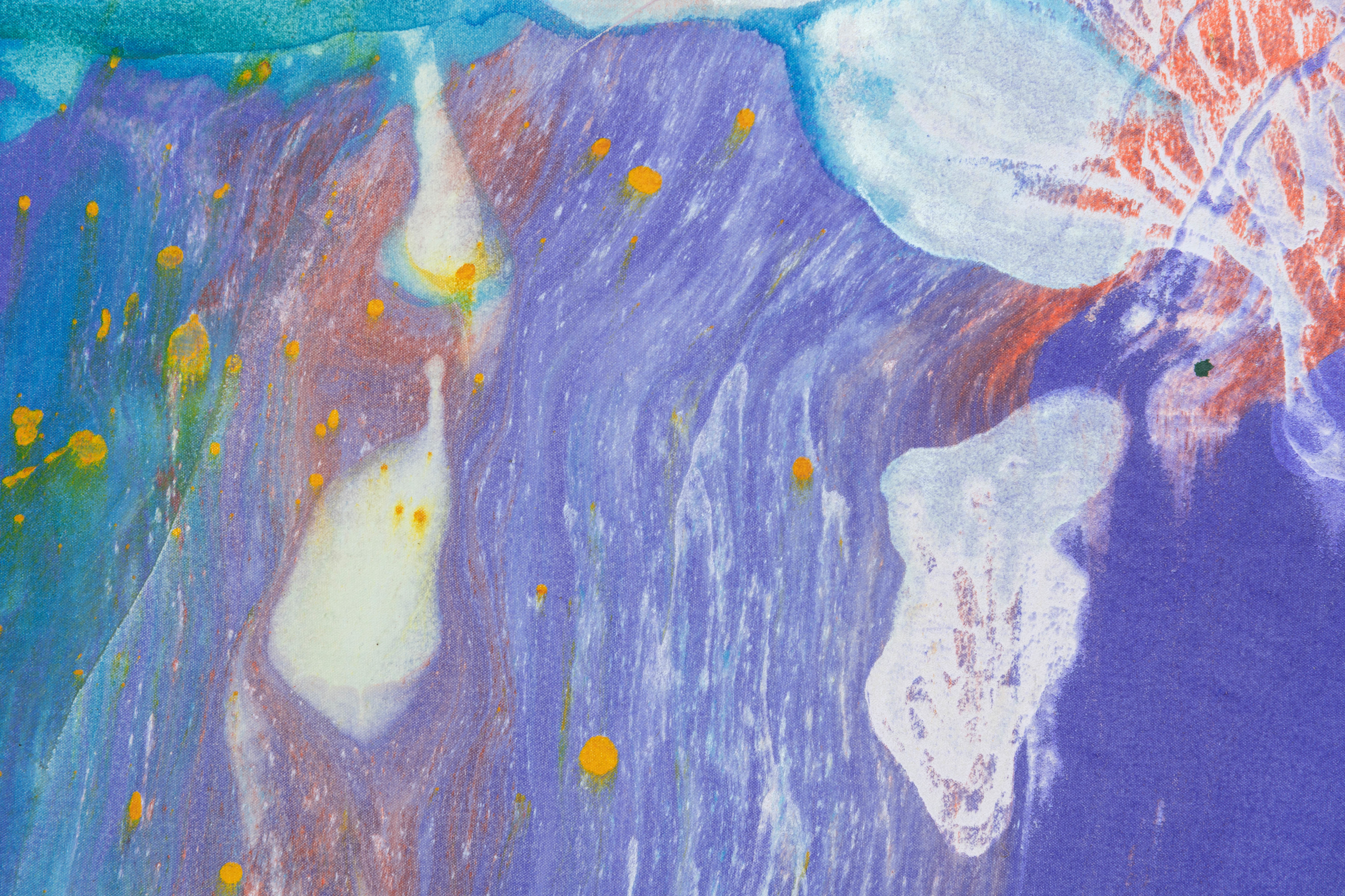 Ragna Bley Catch2022 Acrylic on cotton sailcloth 60 x 50 cm 23 5/8 x 19 3/4 in