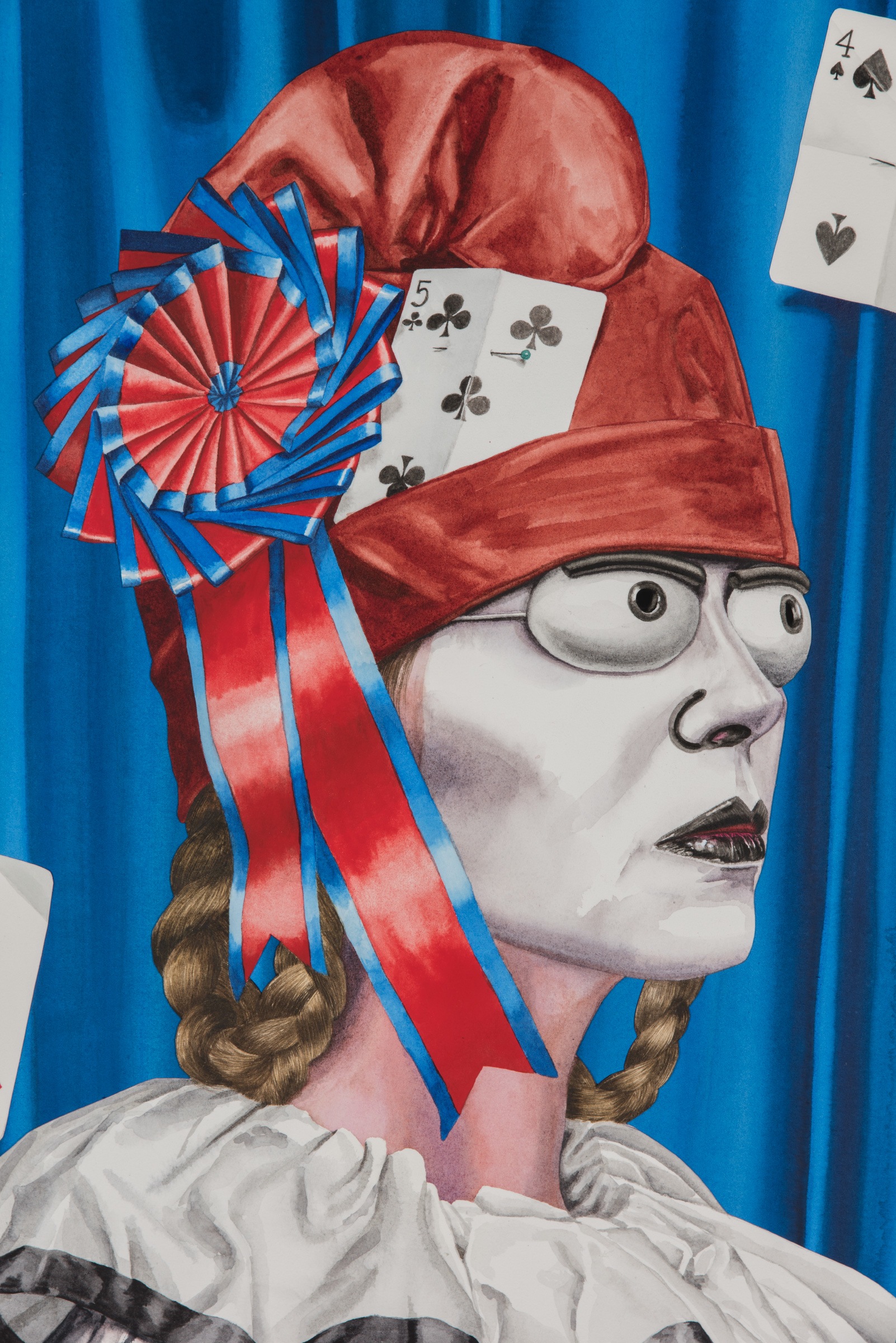 Mary Reid Kelley & Patrick Kelley Septembrist2023 Watercolour, goache, and acrylic on collaged paper Unframed: 61 x 43.2 cm 24...