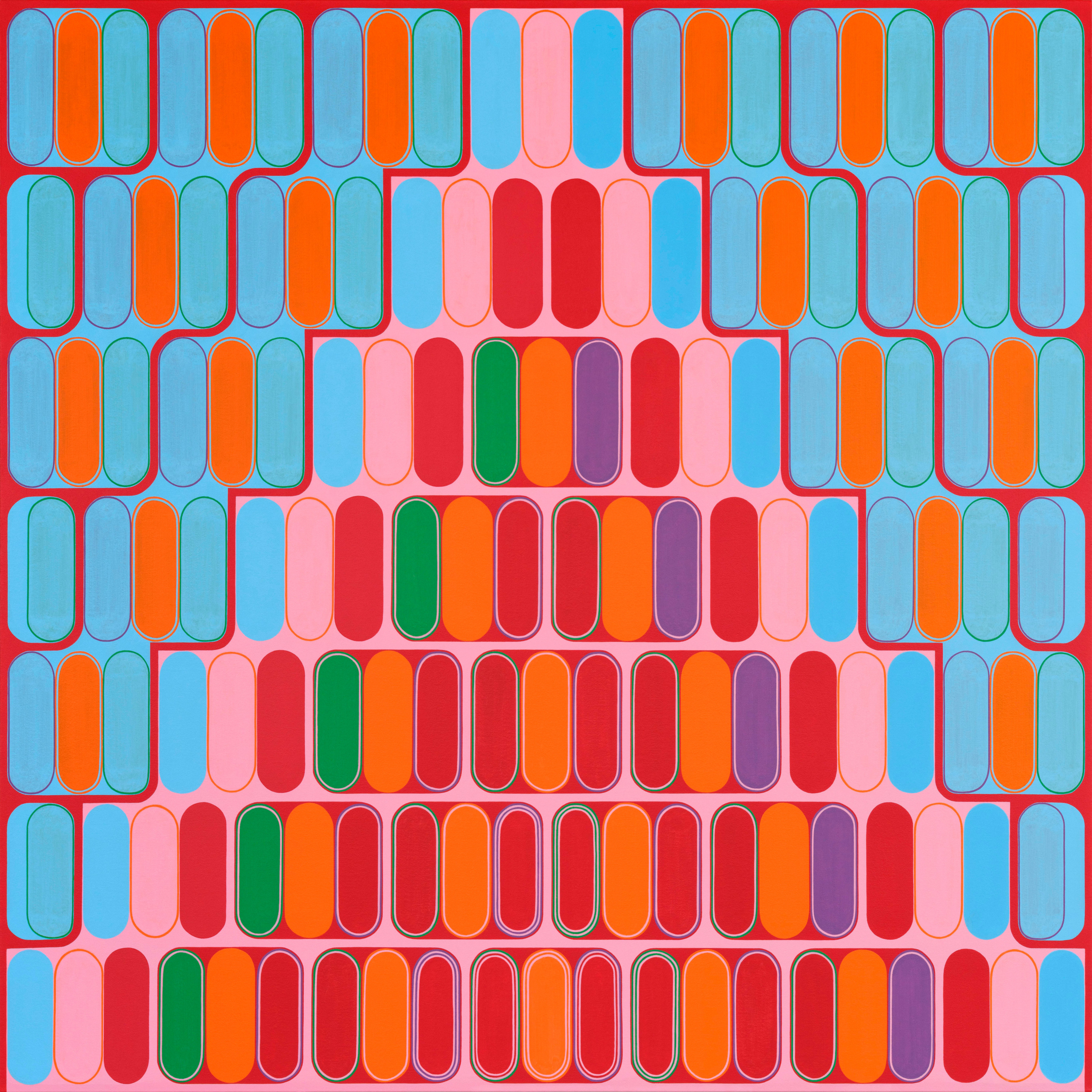 Dan Walsh Release2023 Acrylic on canvas 177.8 x 177.8 cm 70 x 70 in