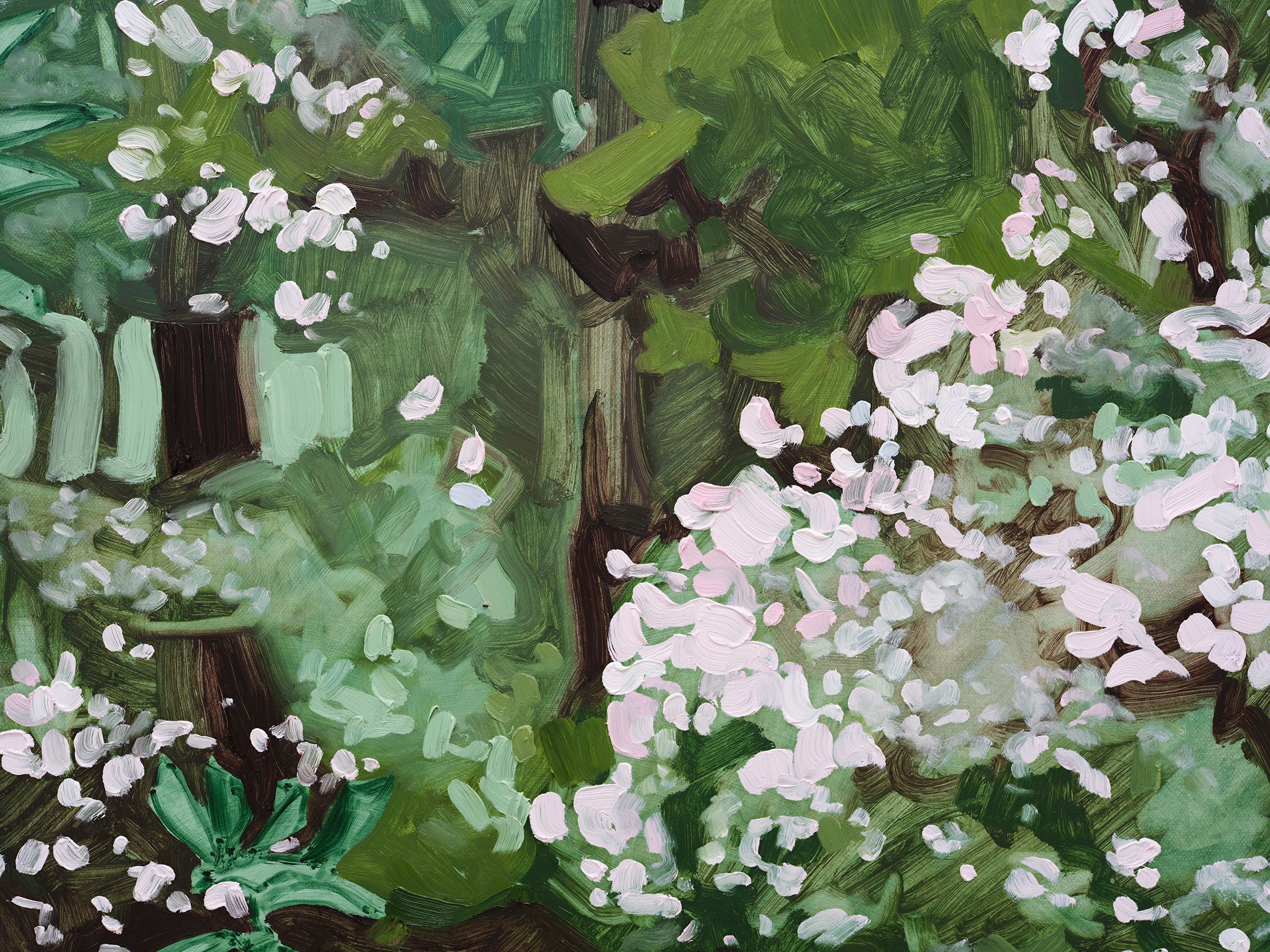 Jordan Casteel Lupine2024 Oil on canvas 127 x 101.6 x 3.6 cm 50 x 40 x 1 3/8 in