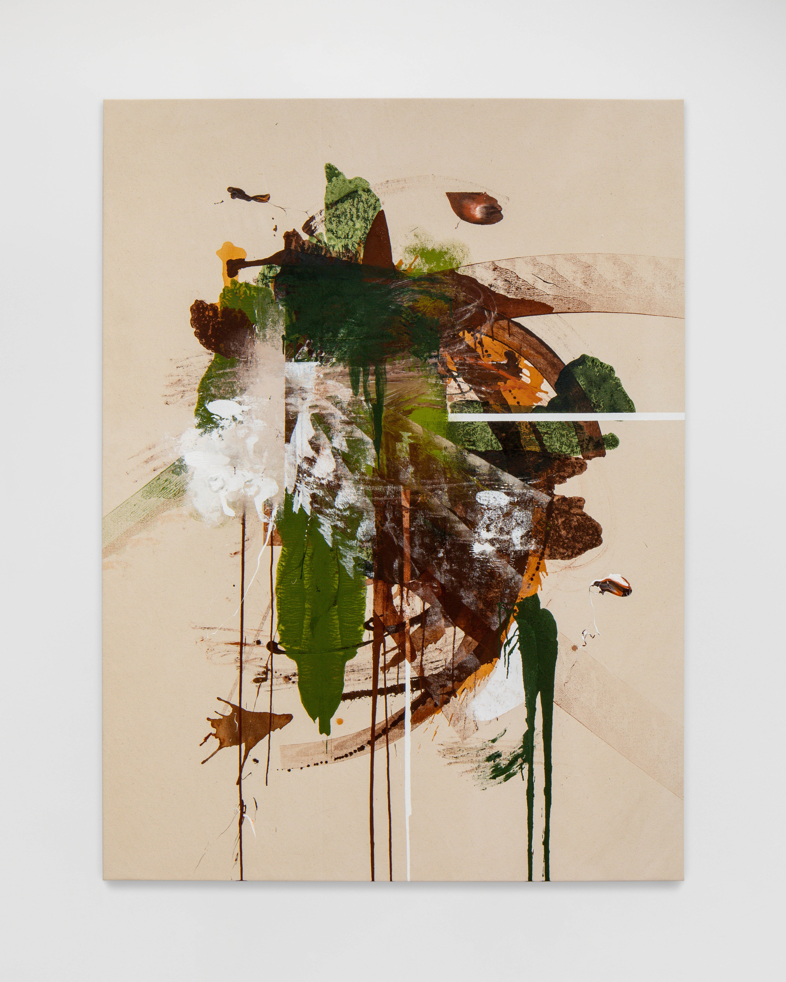 Elizabeth Neel Things About April2023 Acrylic on canvas 198.1 x 147.3 cm