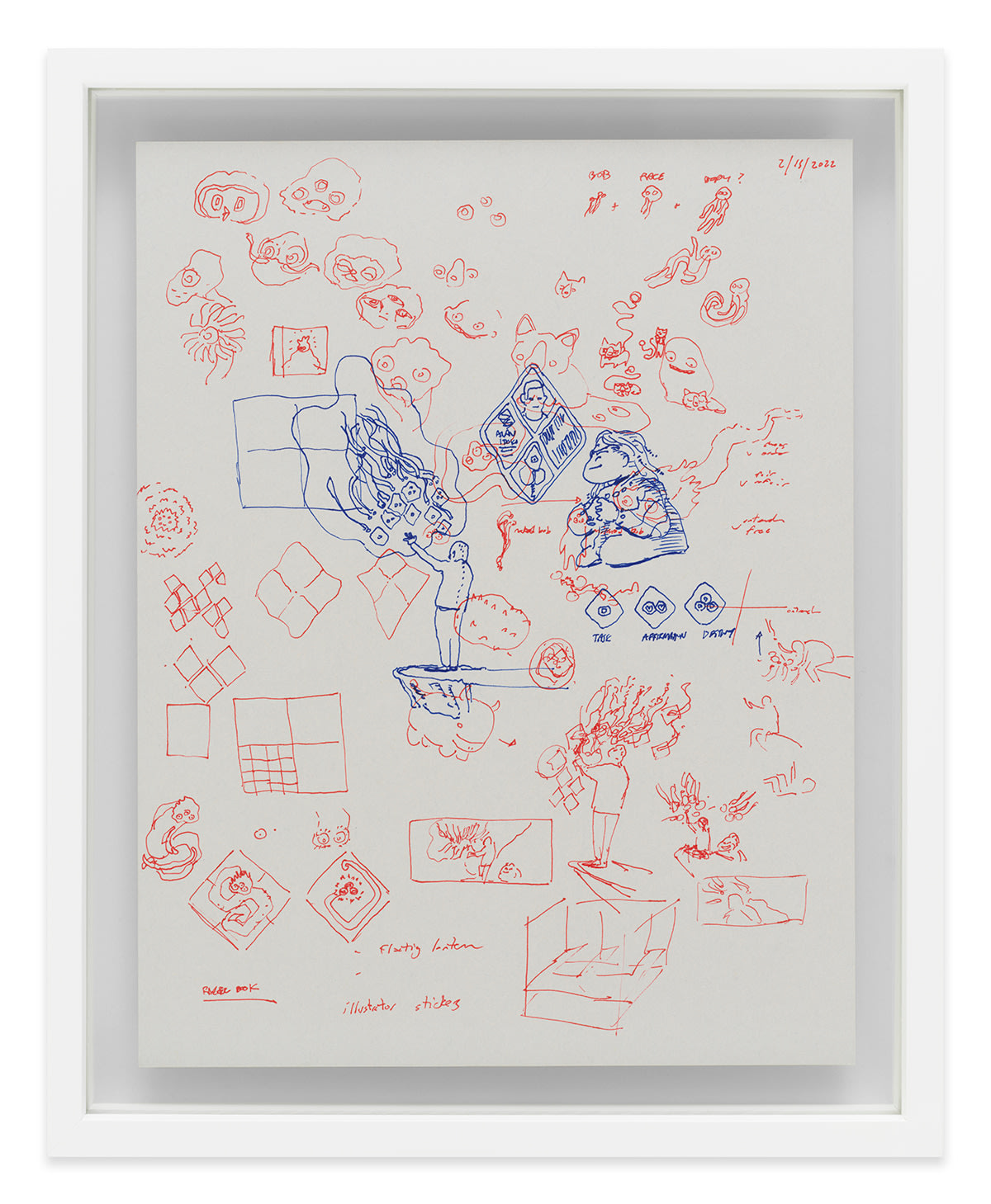 Ian Cheng, Life After BOB Production Drawings, 2022