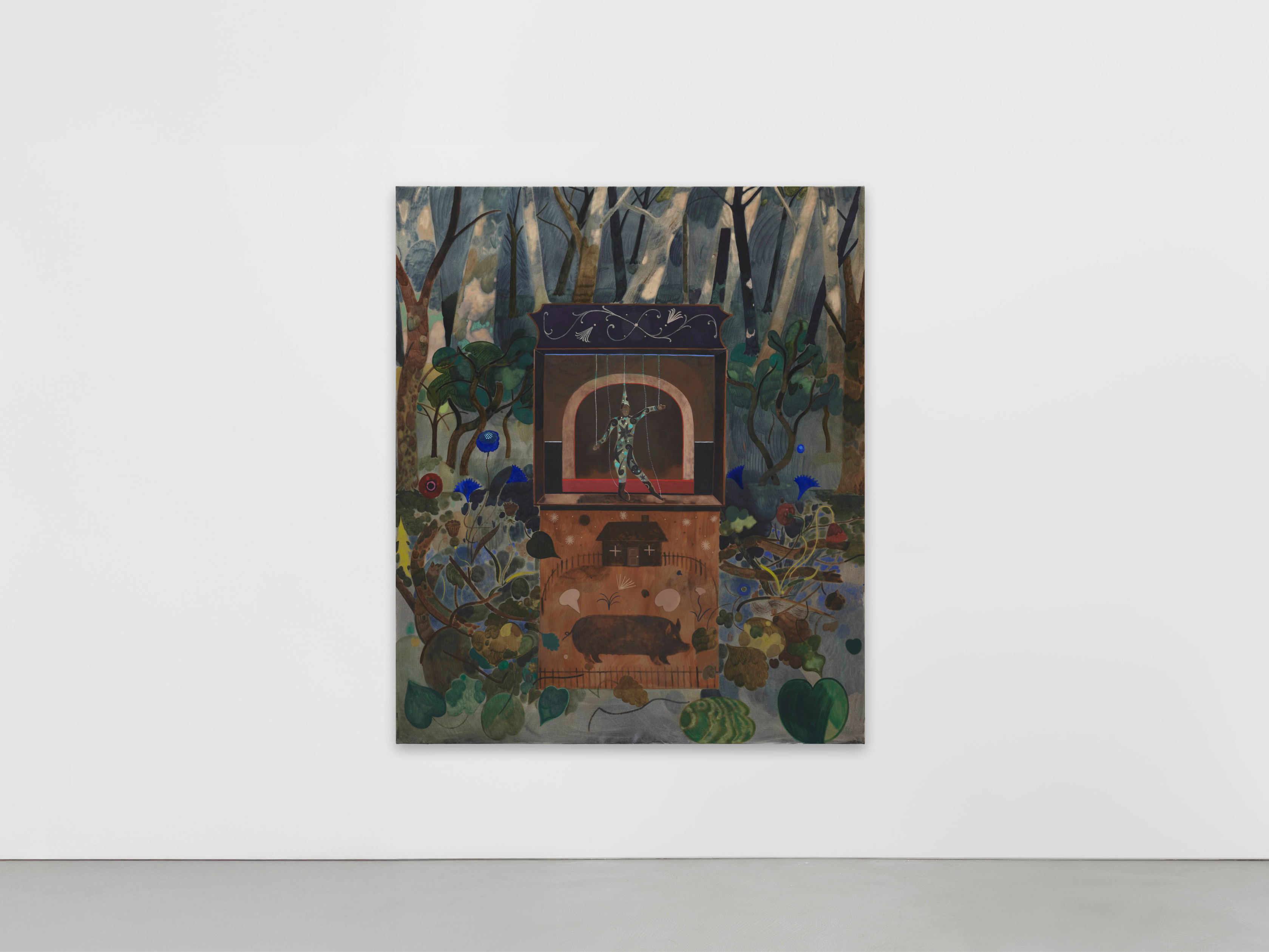 James Owens 'In Heaven Everything is Fine' (Ode to Lynch)2025 Oil on canvas 190 x 160 cm 74 3/4 x...